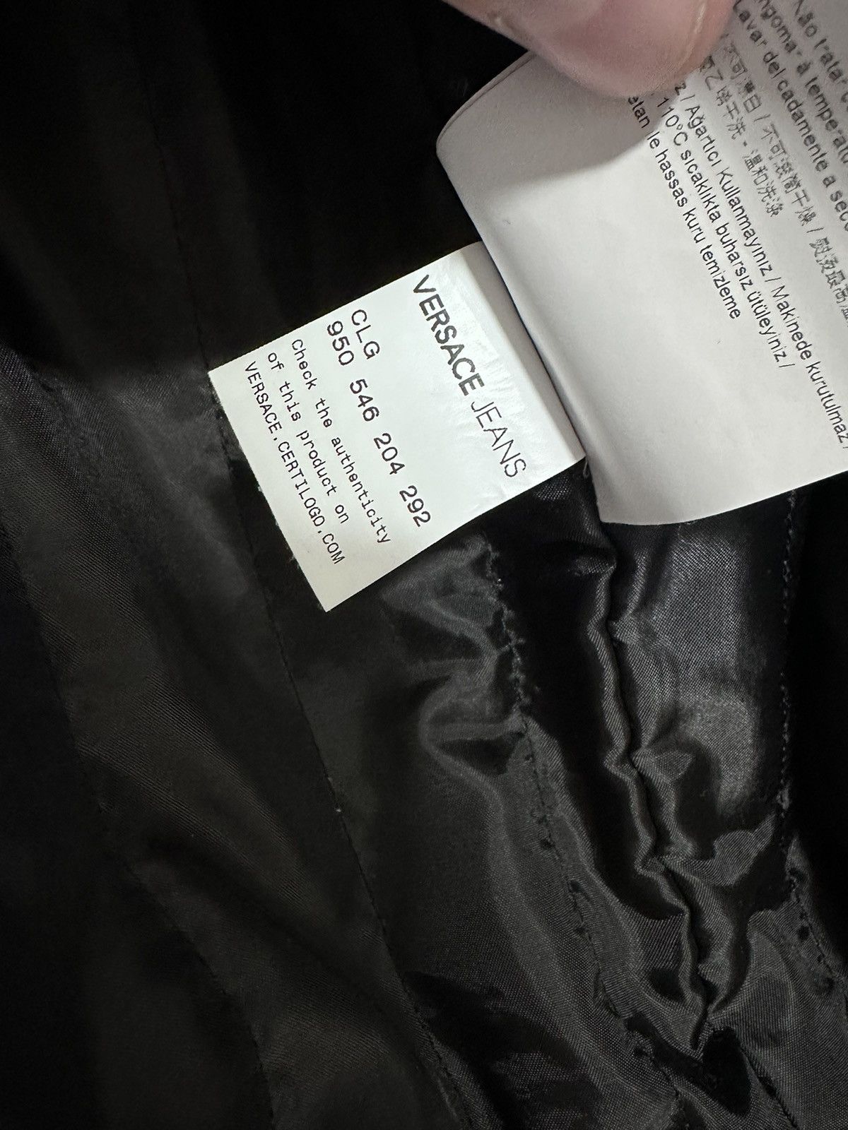 Versace Versace Bomber Jacket Wool Monogram Lampo Size US L / EU 52-54 / 3 - 13 Thumbnail