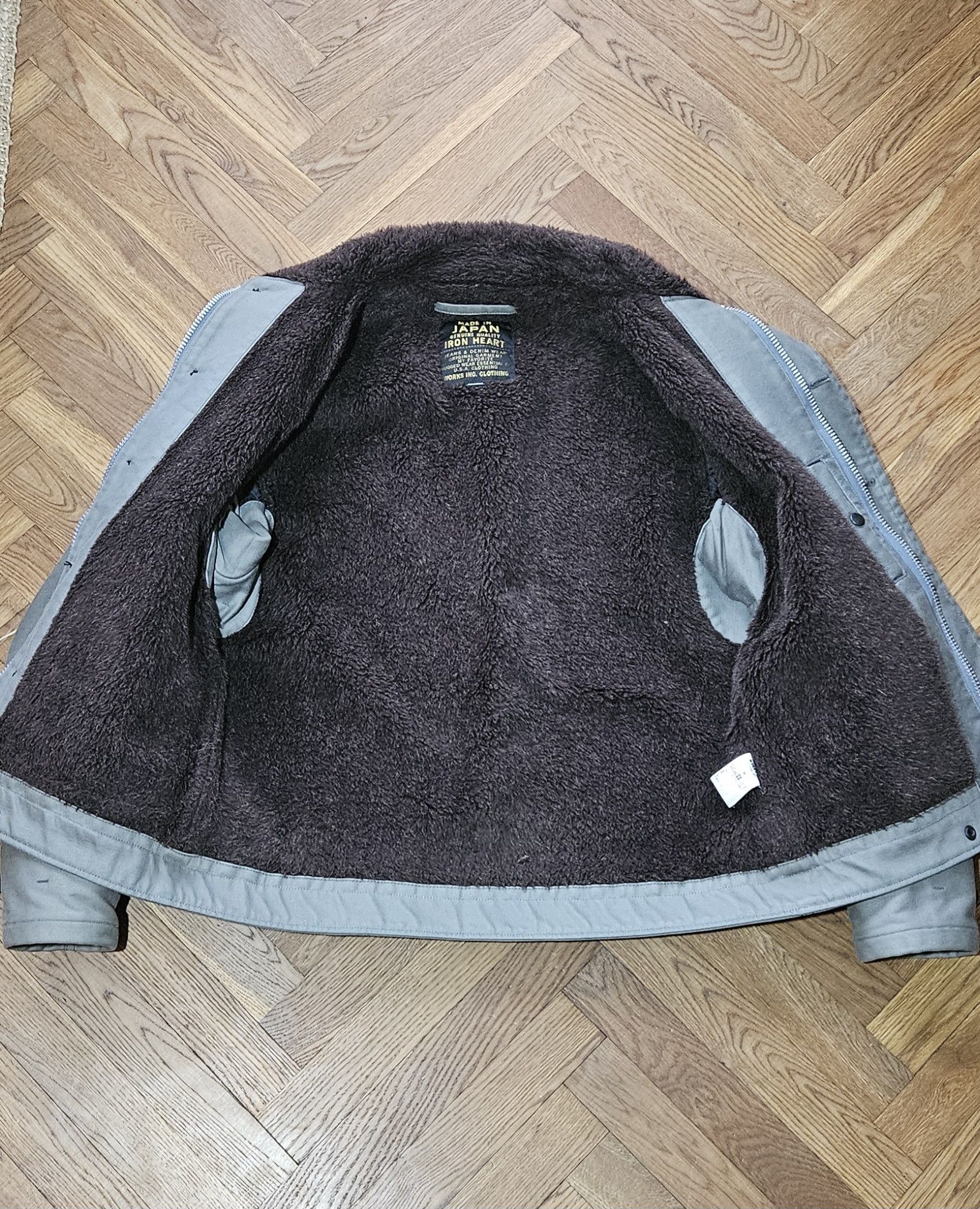 Iron Heart IHM-14v2 - Alpaca Lined Whipcord N1 Deck Jacket Size US M / EU 48-50 / 2 - 2 Thumbnail