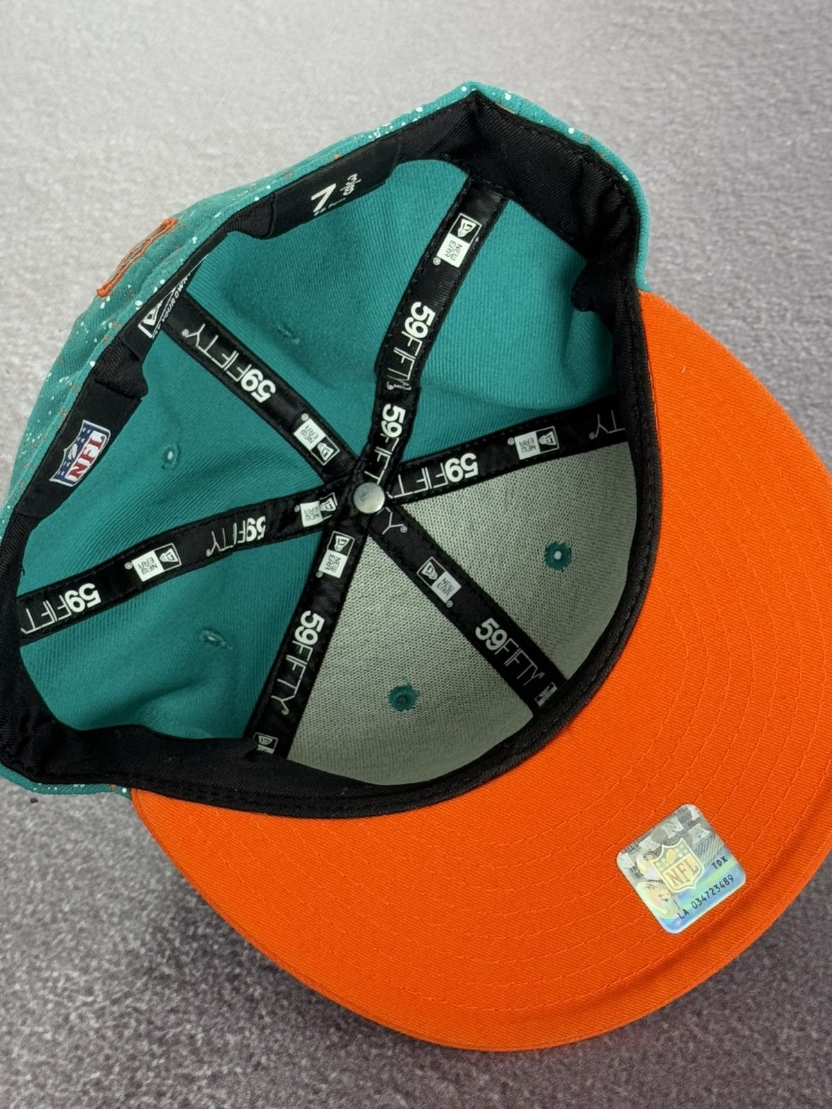 New Era Vintage Miami Dolphins Hat Cap Navy BlueNFL Size ONE SIZE - 6 Thumbnail