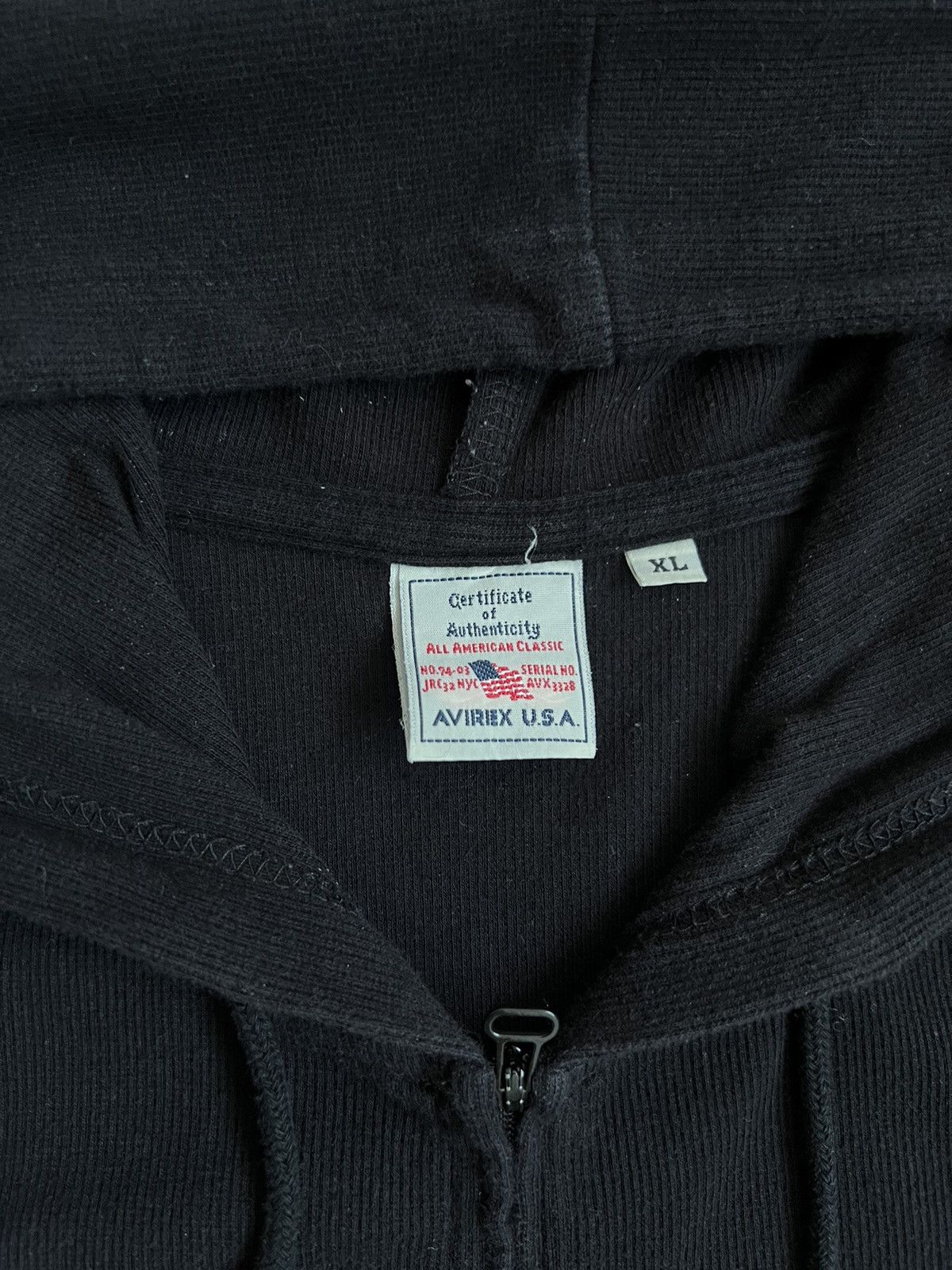 Avirex Vintage Avirex Blank Hoodie Zip Up Size US S / EU 44-46 / 1 - 3 Thumbnail