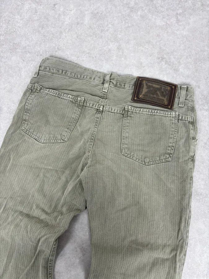 Dolce & Gabbana 2000s Dolce & Gabbana Khaki Green Straight Cozy Pants Size US 32 / EU 48 - 7 Thumbnail