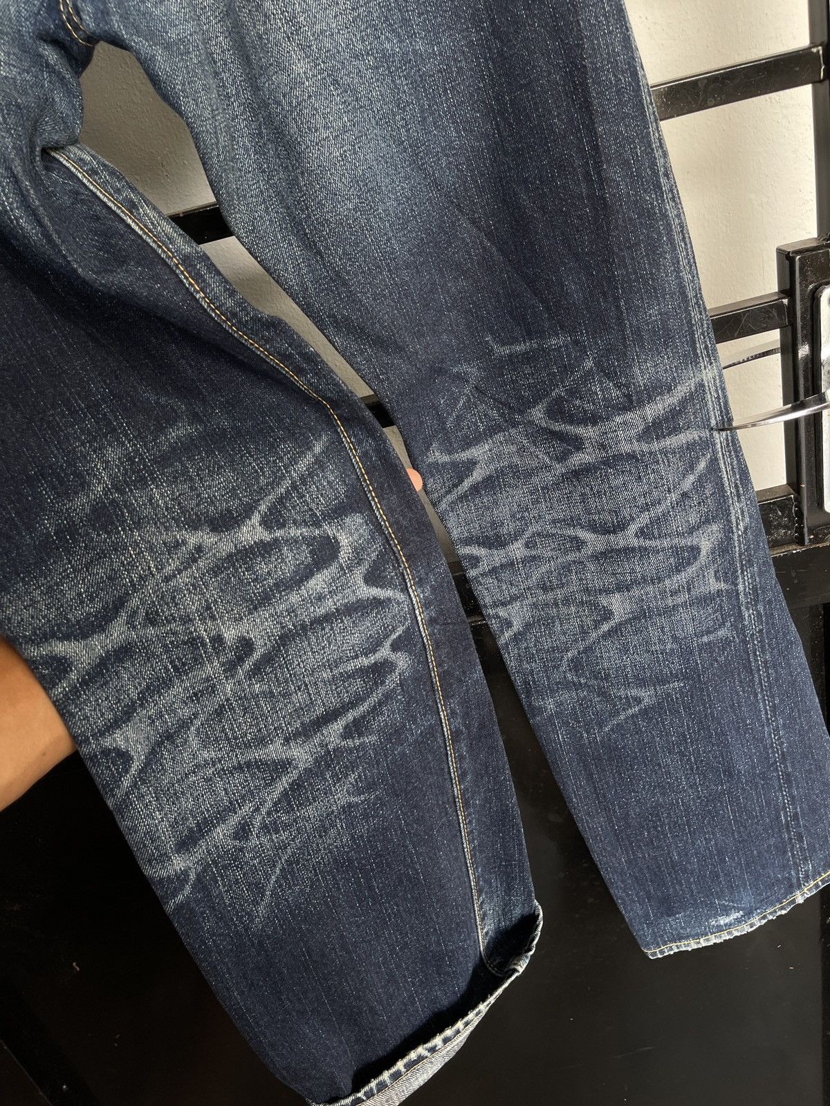 Distressed Eternal Half Selvedge Denim