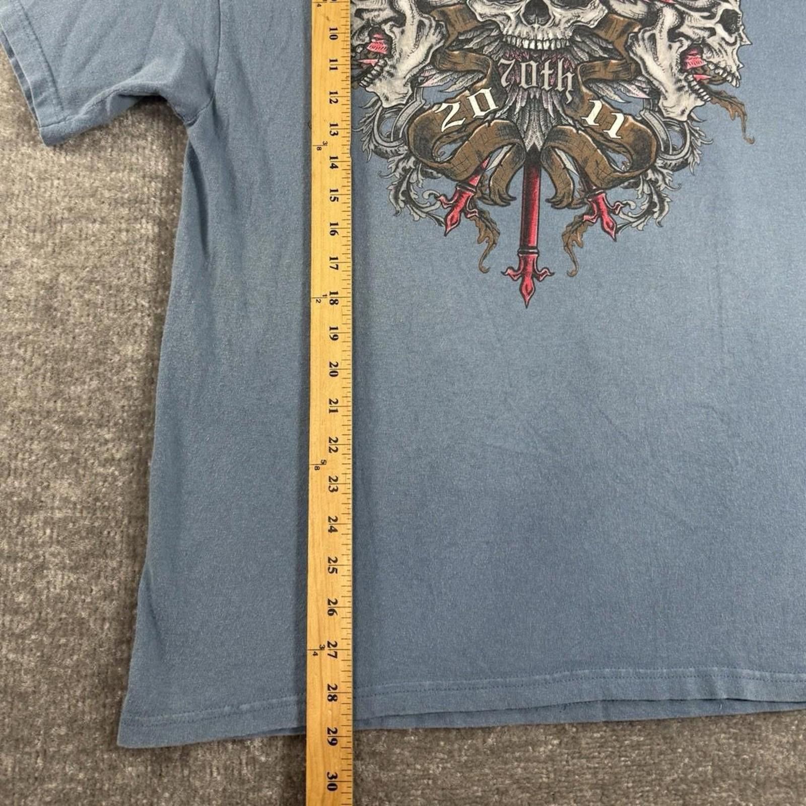 Other Daytona Bike Week Mens Shirt XL Skulls Wings Size US XL / EU 56 / 4 - 3 Thumbnail