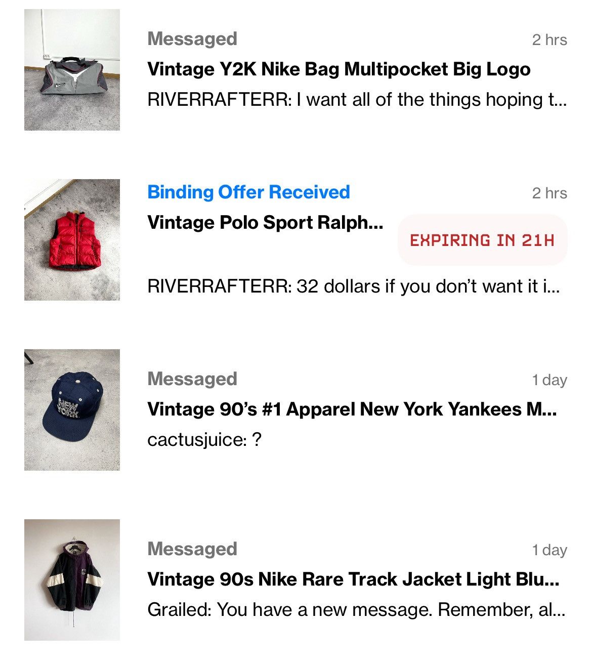 Vintage Pack of 4 items