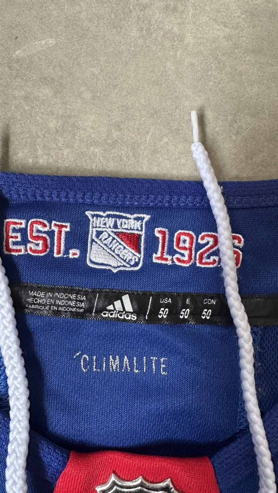 Adidas ADIDAS X NHL NEW YORK RANGERS KAAPO KAKKO JERSEY Size US L / EU 52-54 / 3 - 7 Thumbnail