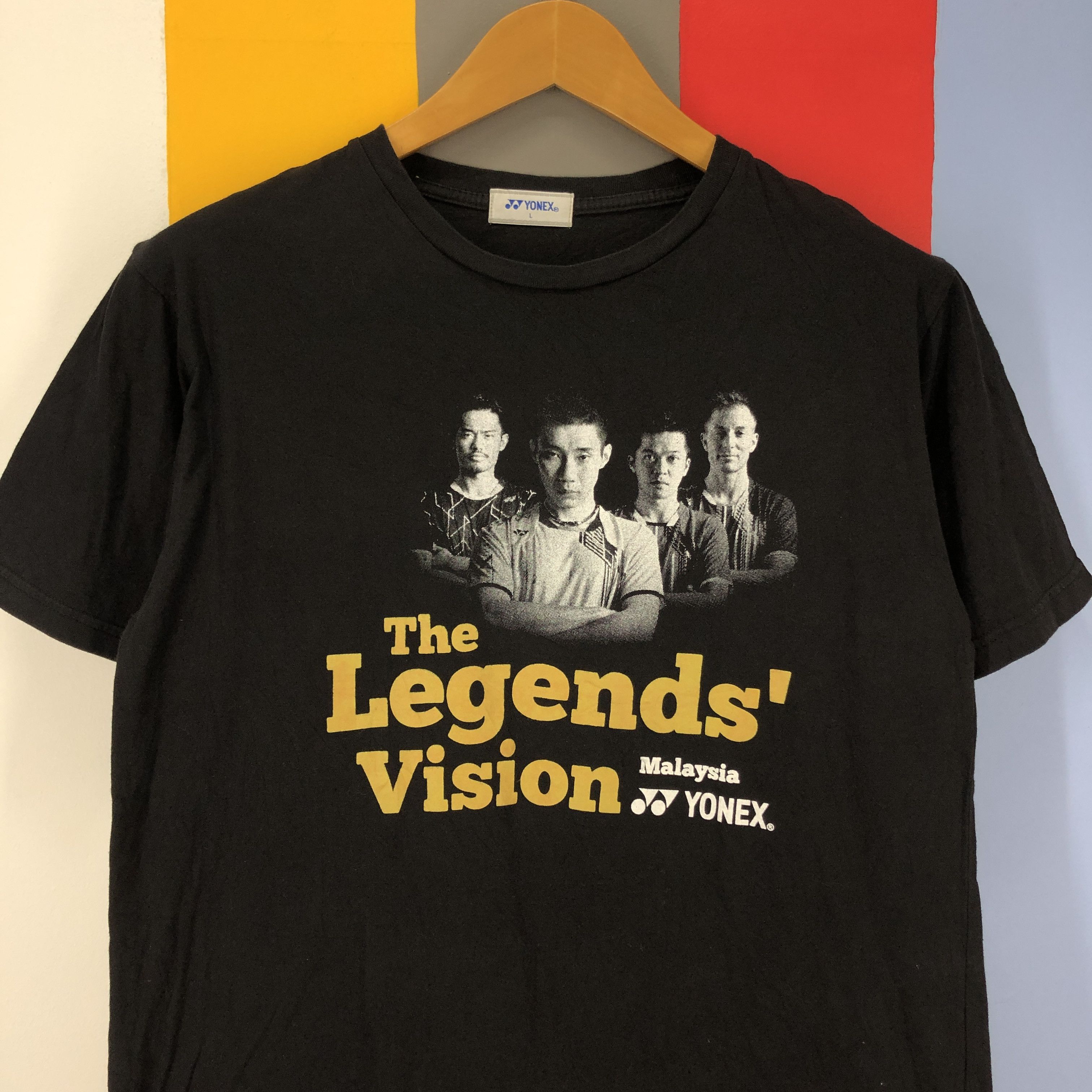 Japanese Brand YONEX Badminton Legends Player Crew Neck T Shirt #1067/AL Size US M / EU 48-50 / 2 - 2 Thumbnail