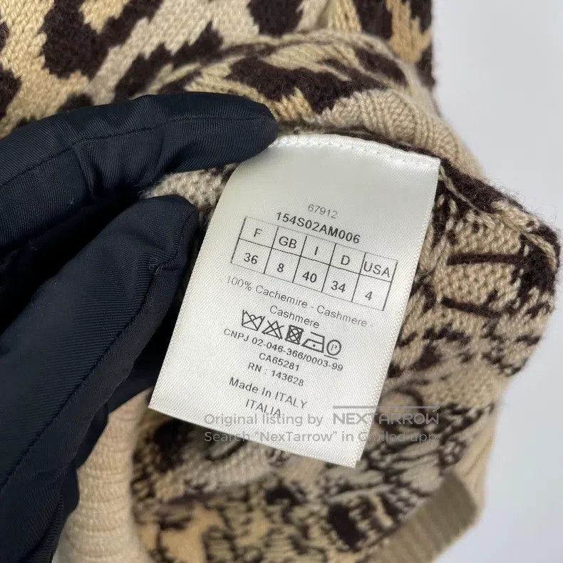 Dior Dior Leopard-print cashmere sweater Size XS / US 0-2 / IT 36-38 - 7 Thumbnail