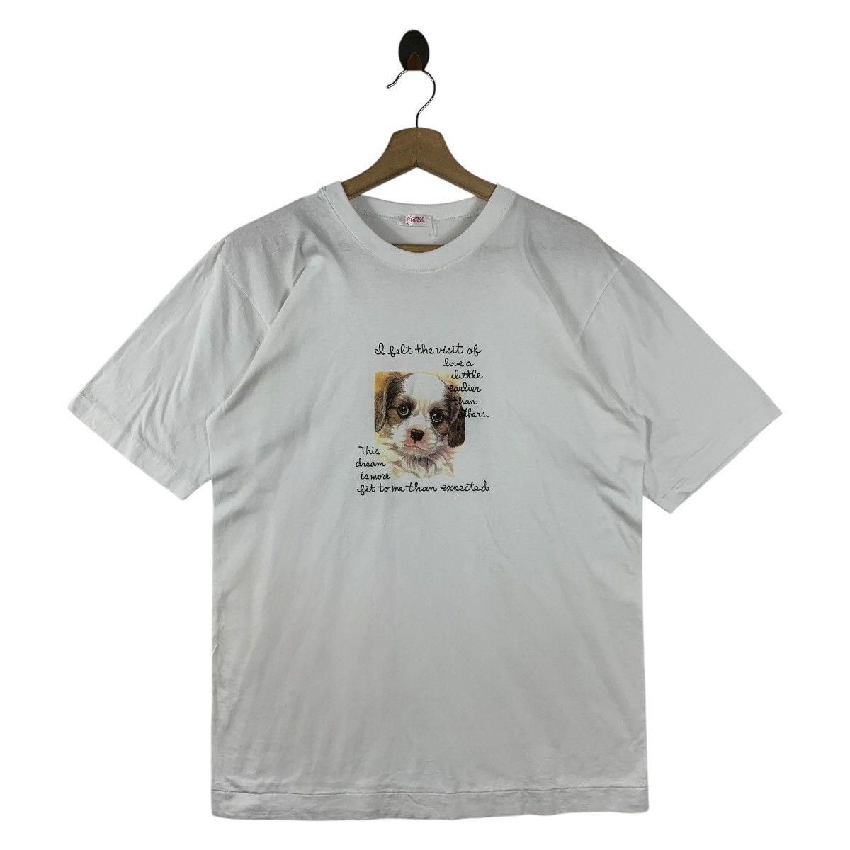 Vintage Vintage ELCANAL dog art printed tee Size US M / EU 48-50 / 2 - 1 Thumbnail