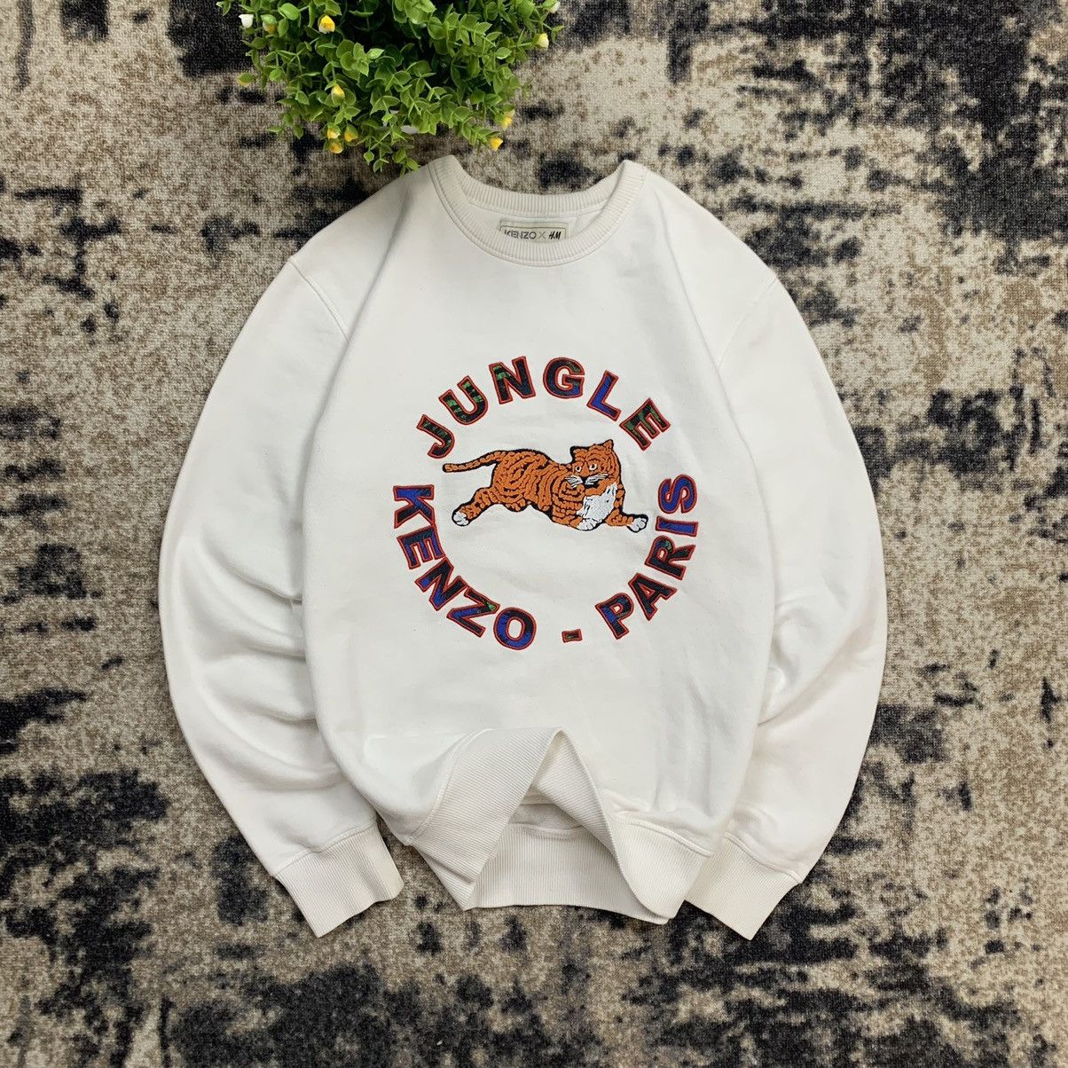 H M Kenzo Luxury LUXURY KENZO x H M TIGER LOGO SWEATSHIRT Grailed