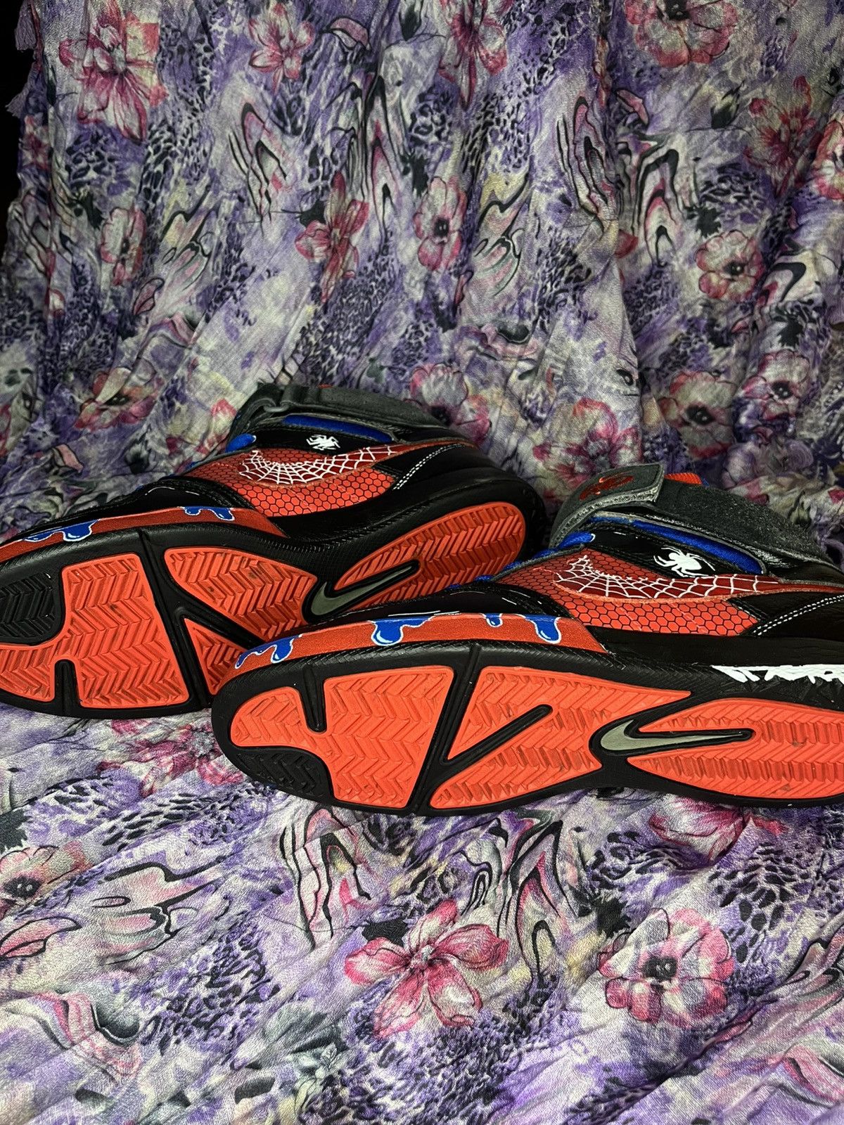 Nike 🕷️ Custom Nike SB Dunk Mid NikeiD Spider-Man Y2K Vintage EU42 Size US 8.5 / EU 41-42 - 7 Thumbnail