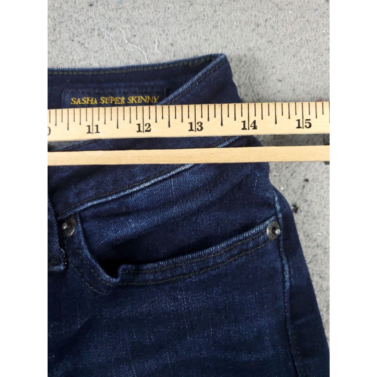 Lucky Brand Lucky Brand Womens Jeans 6/28 Blue Sasha Supper Skinny Leg Size 28" / US 6 / IT 42 - 4 Thumbnail