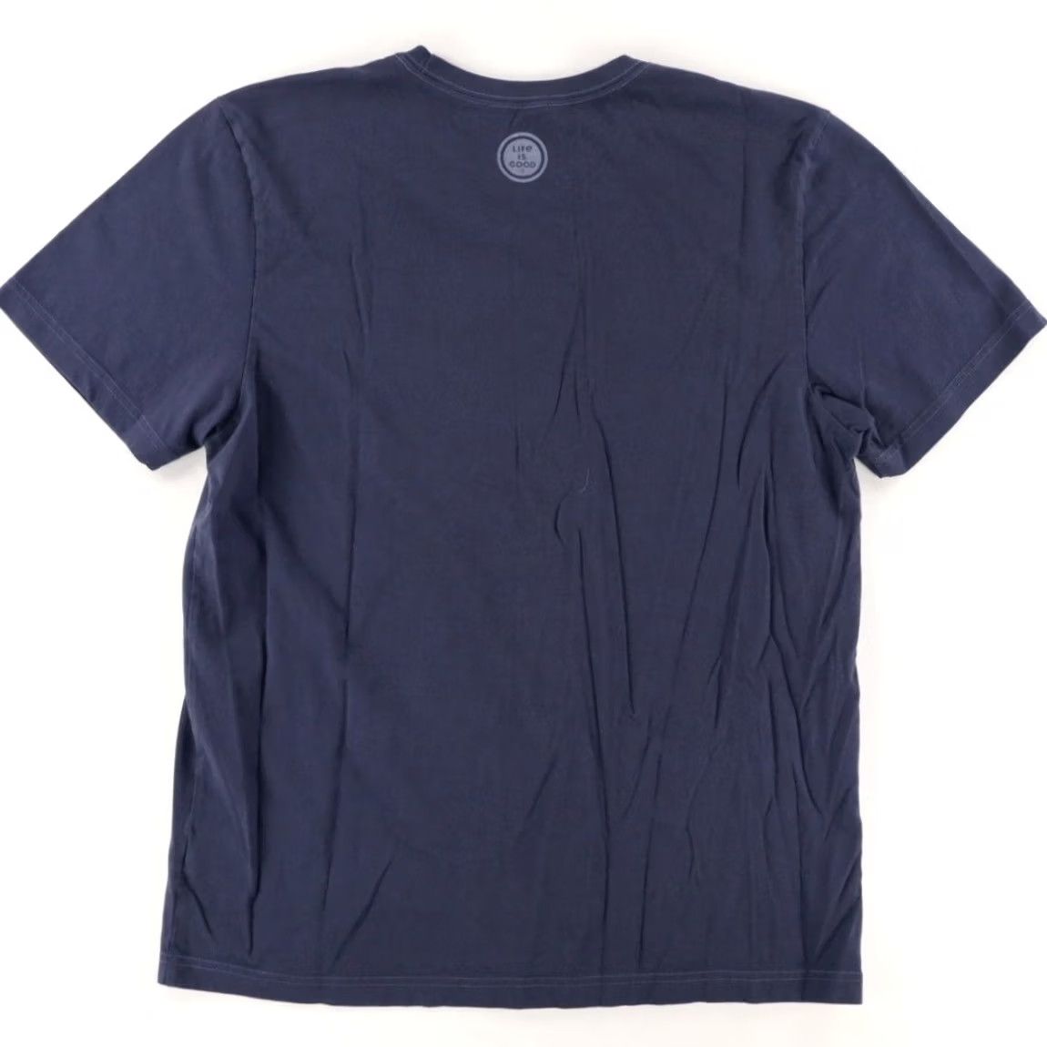 Life is Good Life Is Good The Goodfather Solid T-Shirt Navy Men's L Size US L / EU 52-54 / 3 - 4 Thumbnail