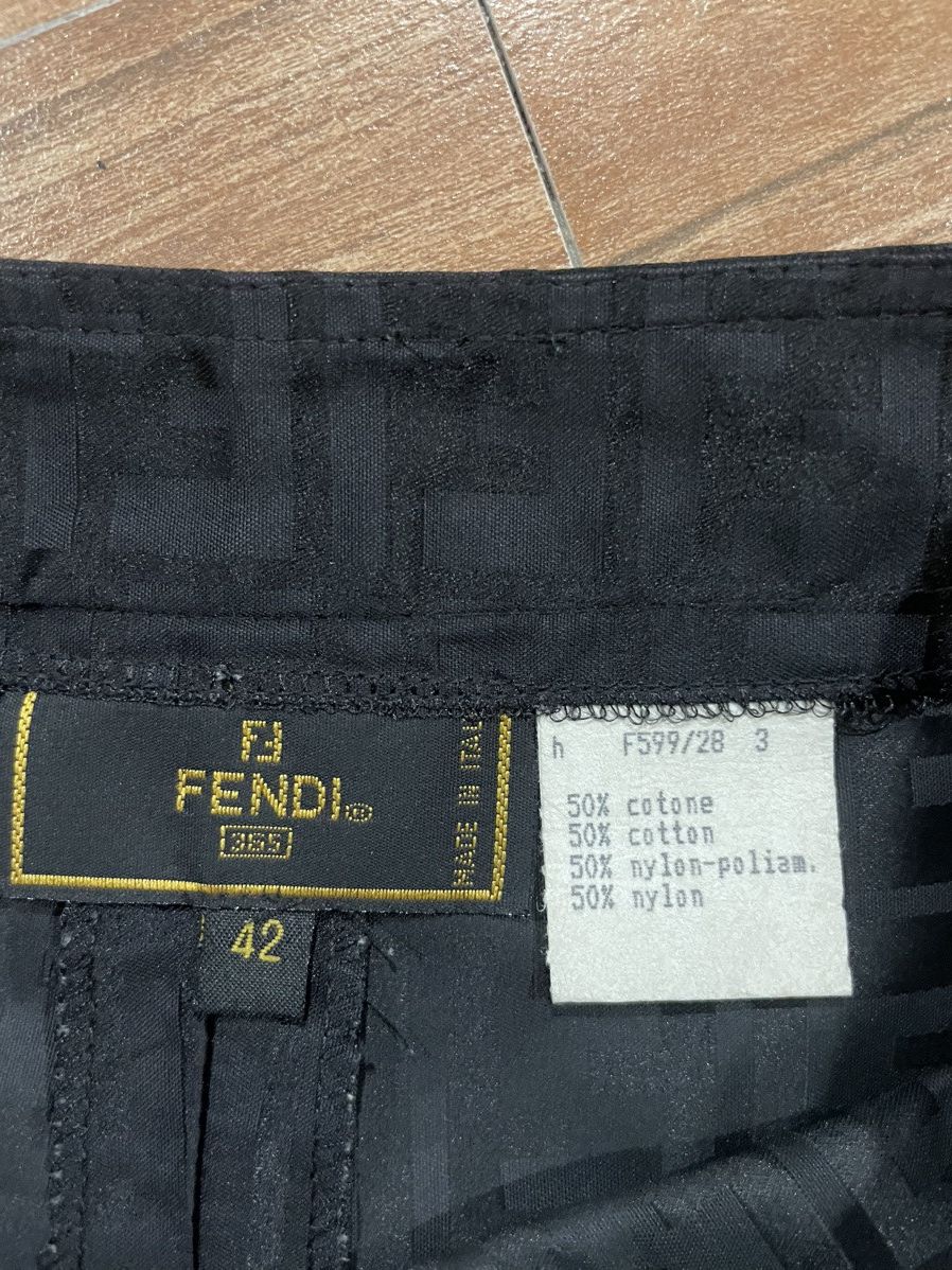 Fendi Fendi zucca Mini skirt Size 28" / US 6 / IT 42 - 4 Thumbnail