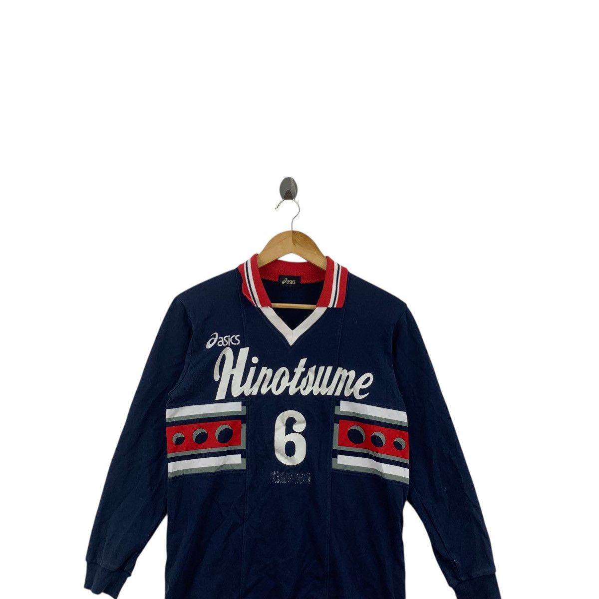 Asics Vintage 80’ ASICS HINOTSUME BASEBALL Jersey Tee Shirt Top Size US S / EU 44-46 / 1 - 2 Thumbnail