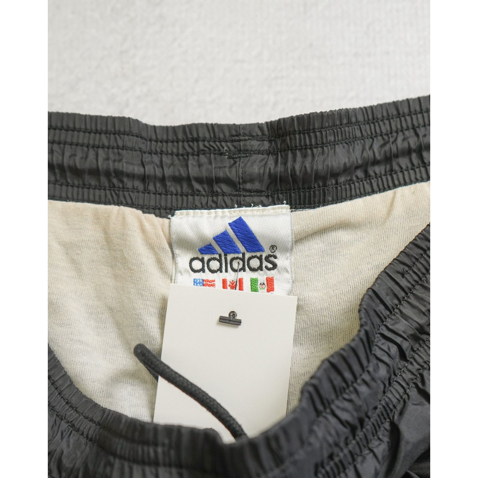 Adidas Vintage 90s Adidas Black Cuffed Track Pants - Men's XL Size US 26 / EU 42 - 3 Thumbnail
