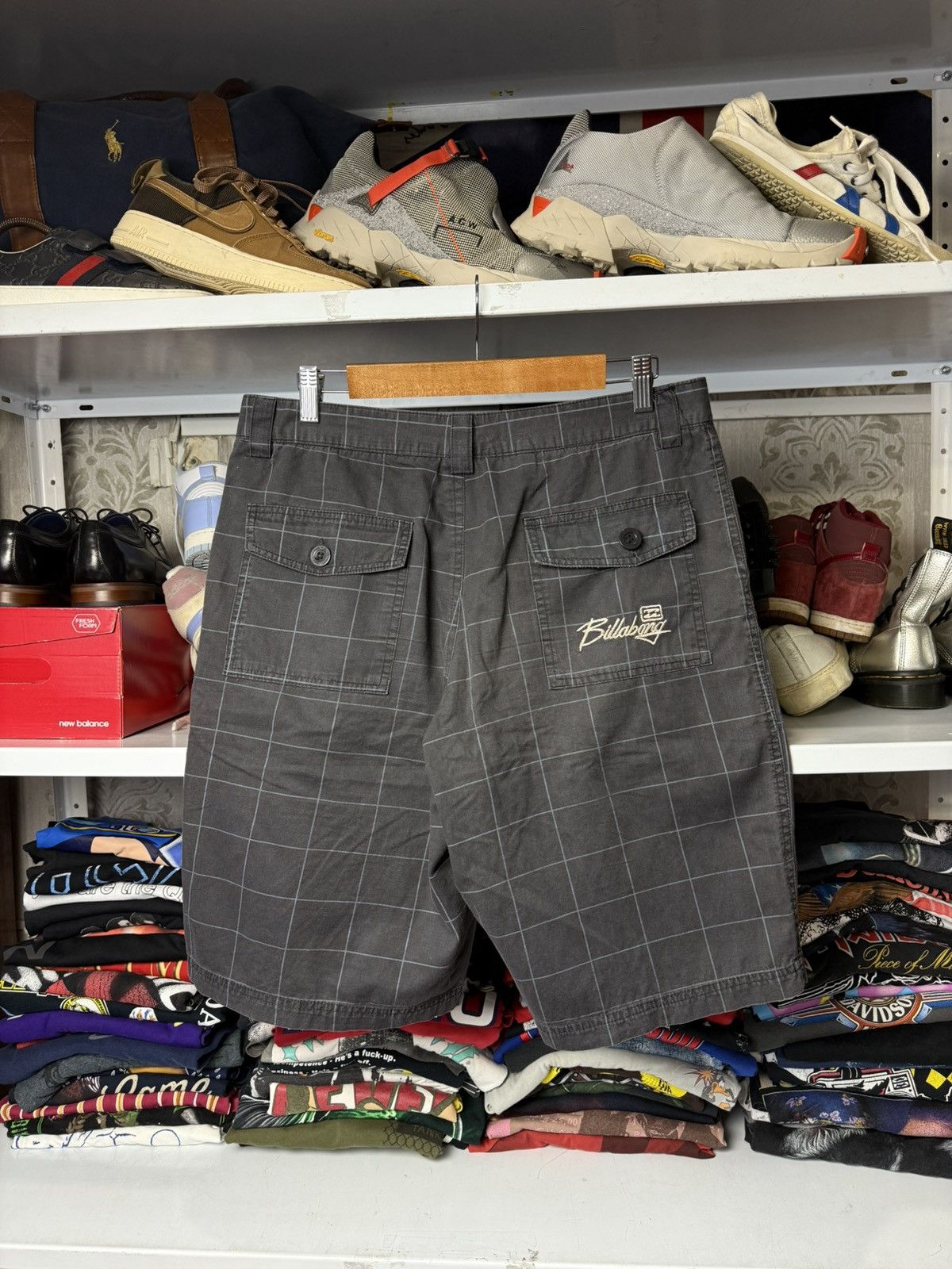 Billabong Vintage Billabong Striped Shorts Streetwear Style Size 34 Size US 34 / EU 50 - 3 Thumbnail