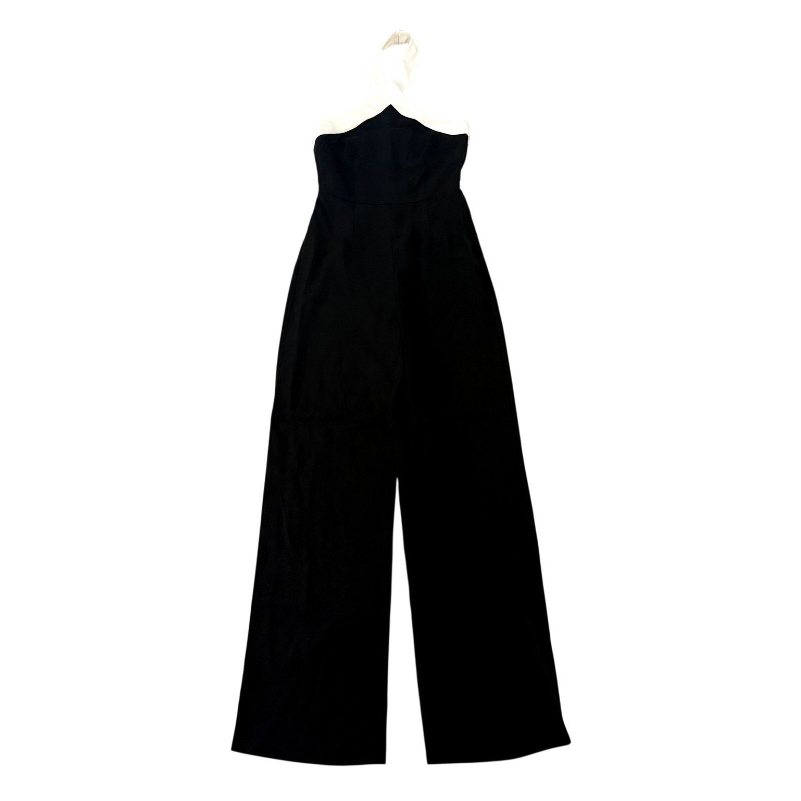 superdown Superdown Laurien Cross Front Jumpsuit in Black, Size XS Size 26" / US 2 / IT 38 - 3 Thumbnail
