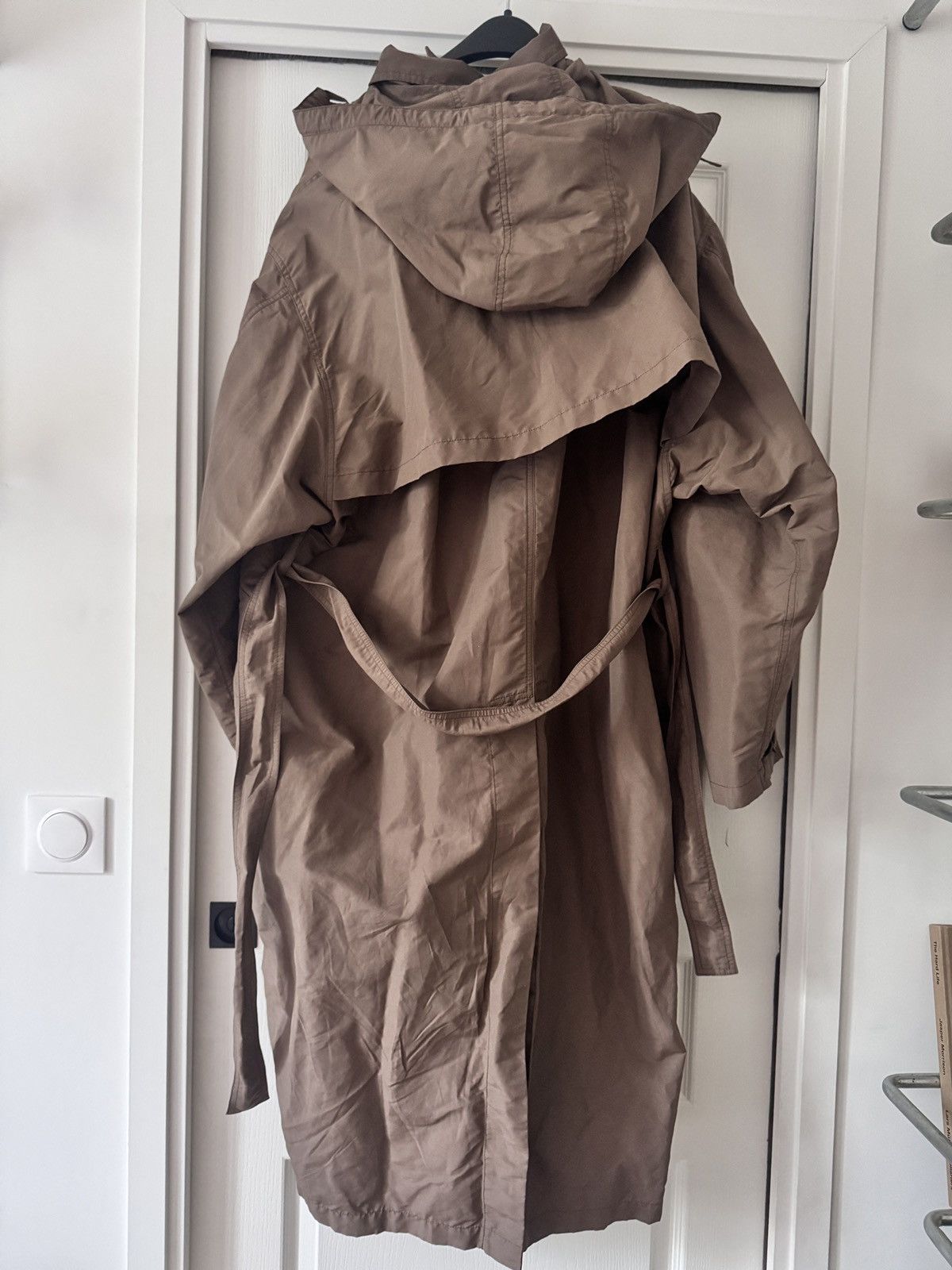 Lemaire Lemaire Hooded Trench Coat – Brown – Size M Size US M / EU 48-50 / 2 - 2 Thumbnail