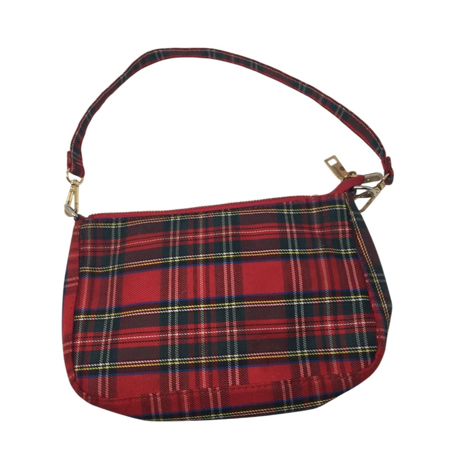 Other Women's Small Red Plaid Purse/Handbag Size ONE SIZE - 3 Thumbnail