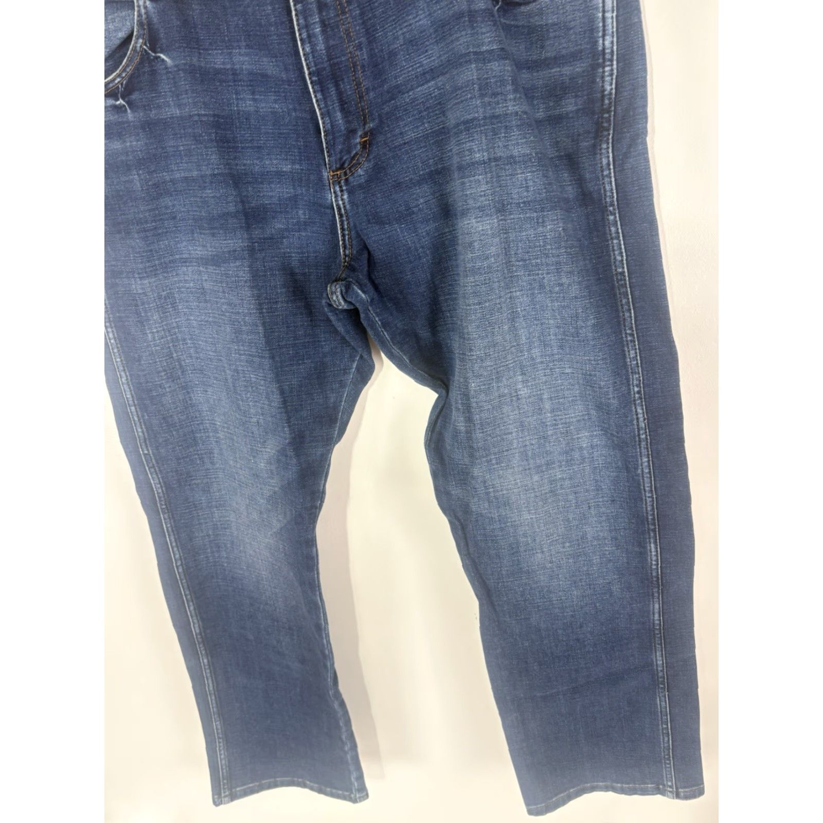 Wrangler Wrangler Retro Jeans Men’s 38X32 Brown Patch Slim Straight Size US 38 / EU 54 - 4 Thumbnail