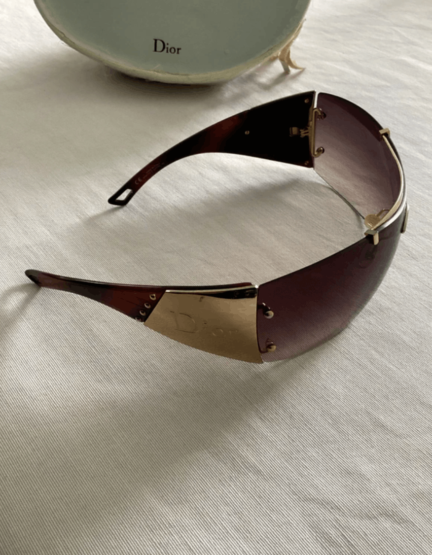 Dior Dior Sunglasses Diorito Mask Shield Sport Bike Vintage Size ONE SIZE - 1 Thumbnail