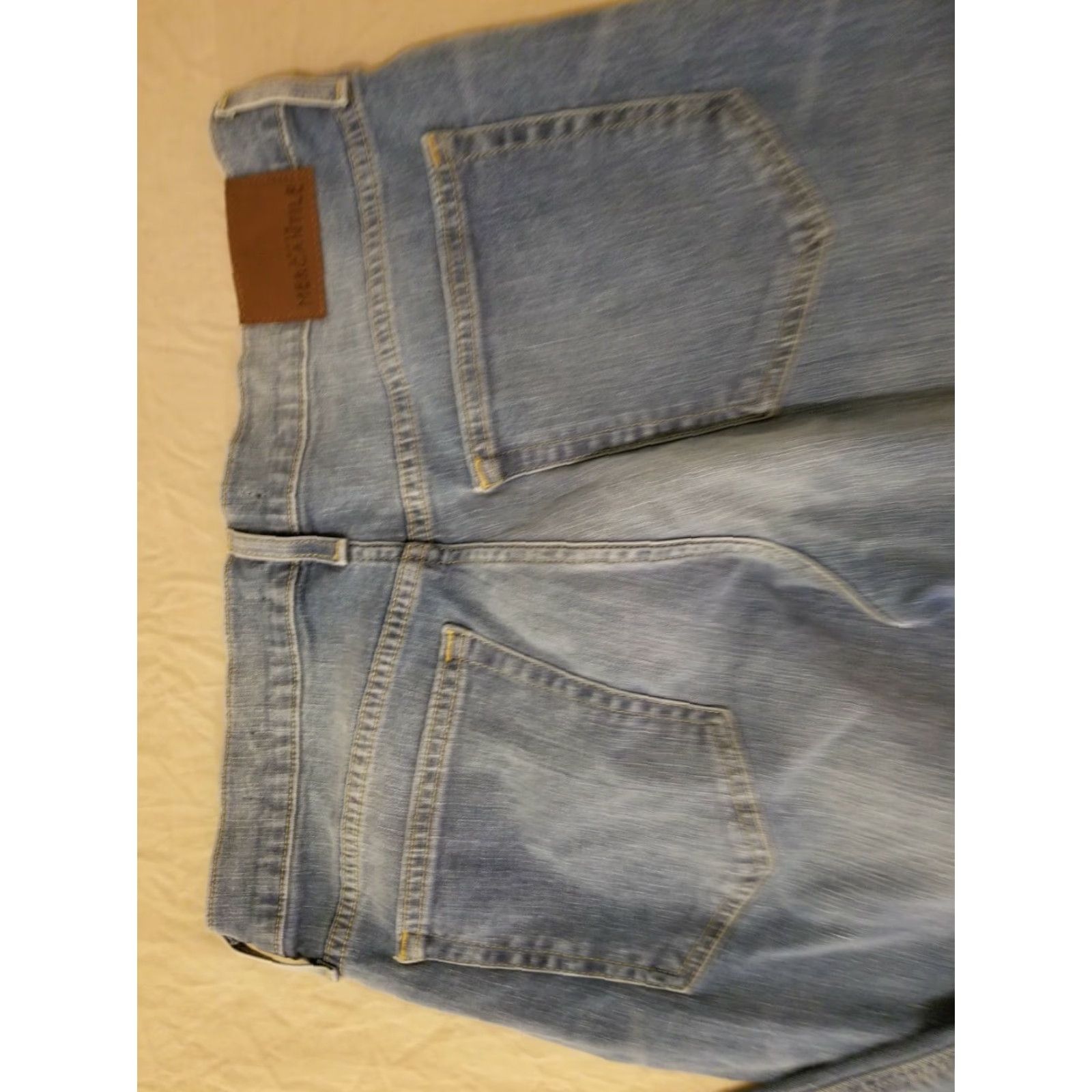 J.Crew Mens J.CREW Jeans Pants 32x32 Denim Straight Blue Size US 32 / EU 48 - 3 Thumbnail