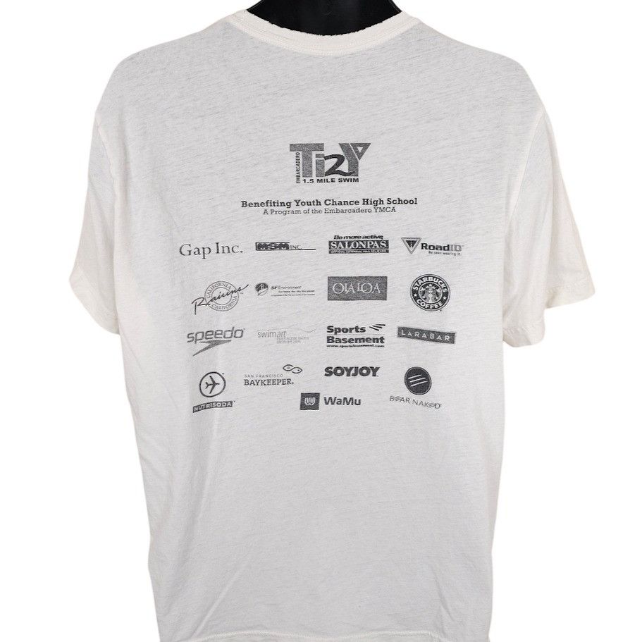 Other Bay Bridge Swim T Shirt Mens Size Large White Y2K Treasure Size US L / EU 52-54 / 3 - 4 Thumbnail