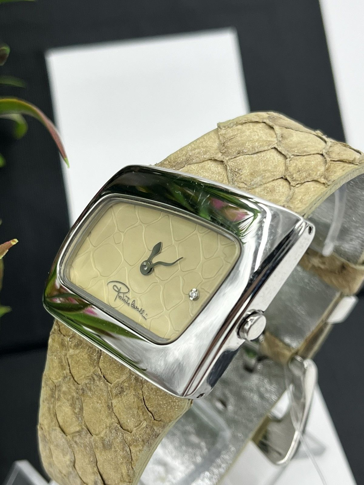 Roberto Cavalli Roberto Cavalli Women's Quartz Wristwatch Leather Strap -New Size ONE SIZE - 2 Thumbnail