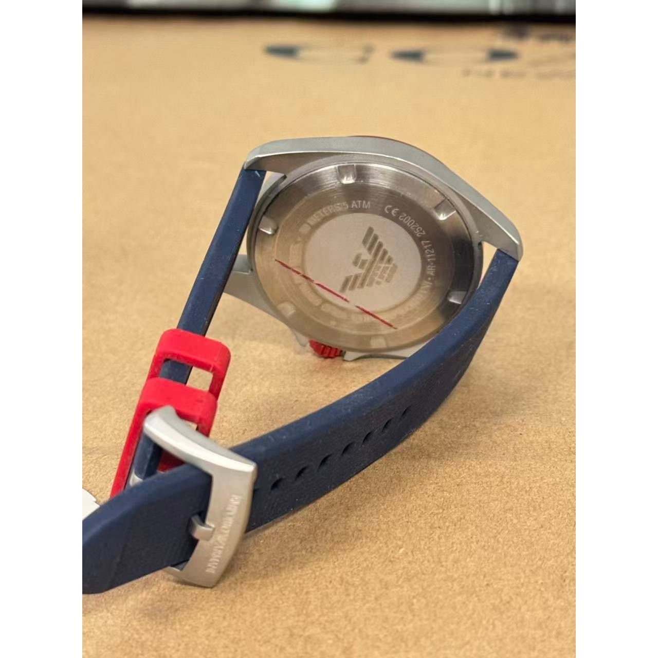 Emporio Armani Emporio Armani Sigma AR11217 Men's Watch With Blue Dial Blue Size 44 - 5 Thumbnail