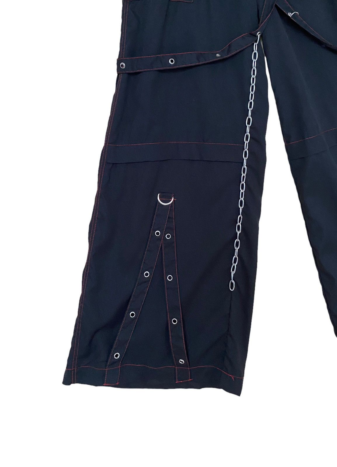 Japanese Brand Vintage Japanese Brand Bondage Baggy Pants 2000s Size US 26 / EU 42 - 6 Thumbnail