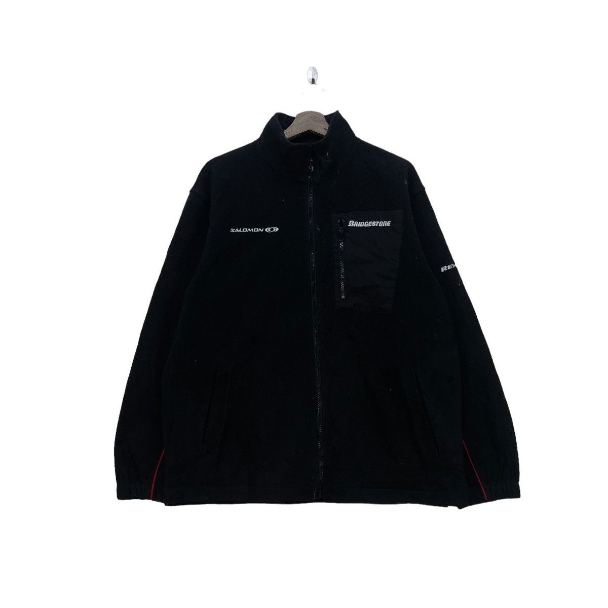 Vintage Vintage Bridgestone Blizzak X Salomon Fleece Jacket Size US M / EU 48-50 / 2 - 1 Thumbnail