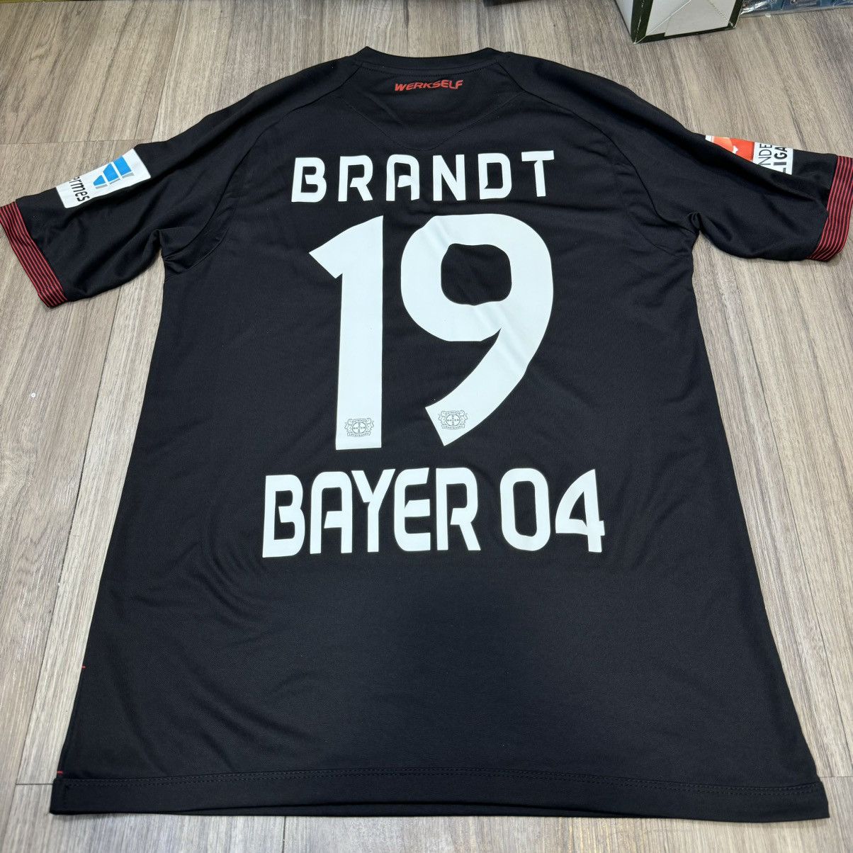 Other Bayer Leverkusen 16/17 player issue away shirt #19 brandt Size US S / EU 44-46 / 1 - 2 Thumbnail