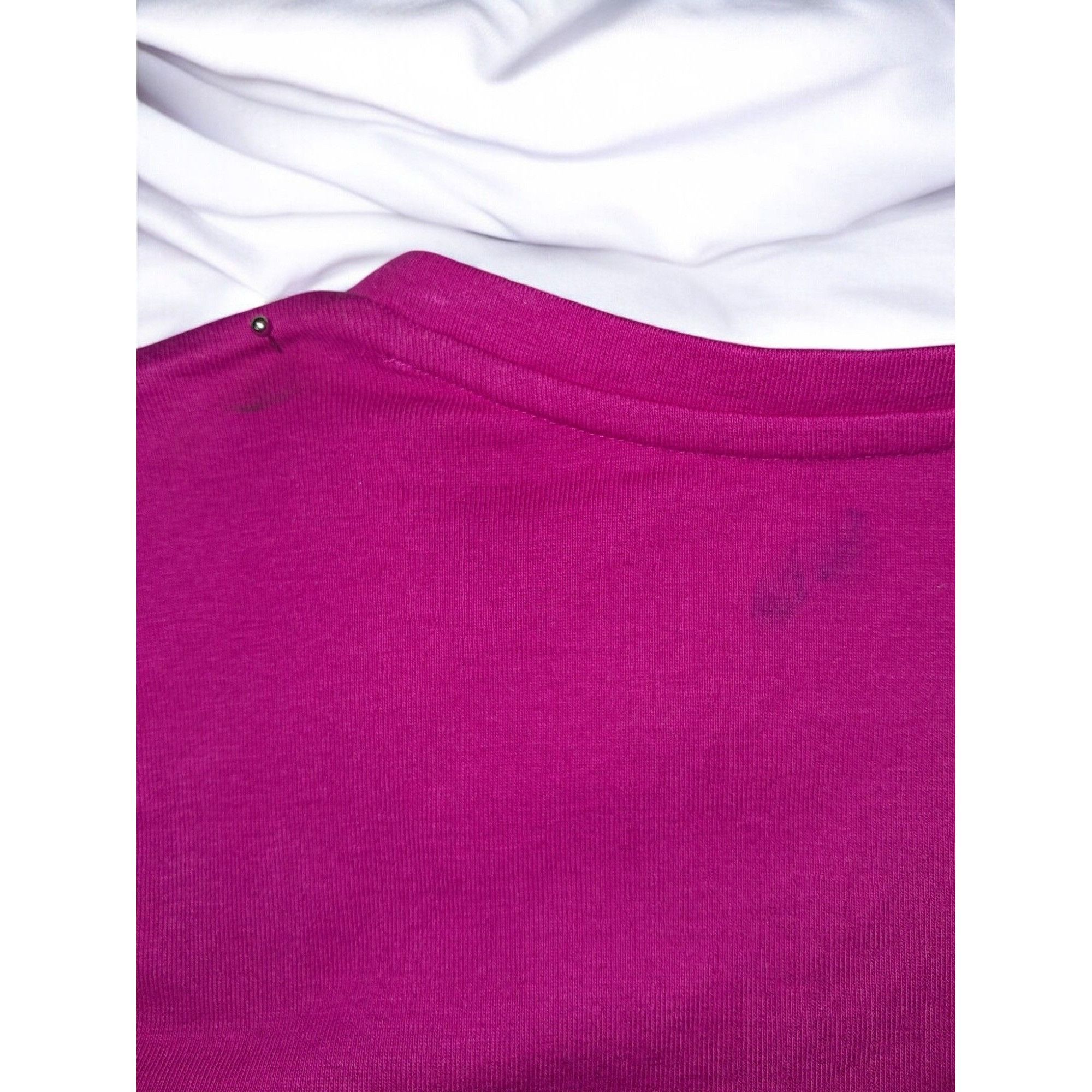 Designer St. John's Bay 3/4 Sleeve Pink V-Neck Size PXS T-shirt Size XS / US 0-2 / IT 36-38 - 9 Thumbnail