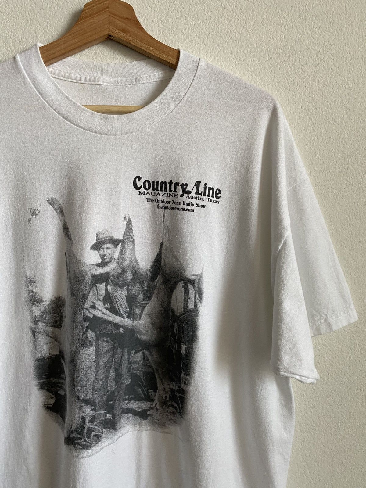 Vintage Vintage Funny Redneck Outdoor Hunting Tee Size US XL / EU 56 / 4 - 4 Thumbnail