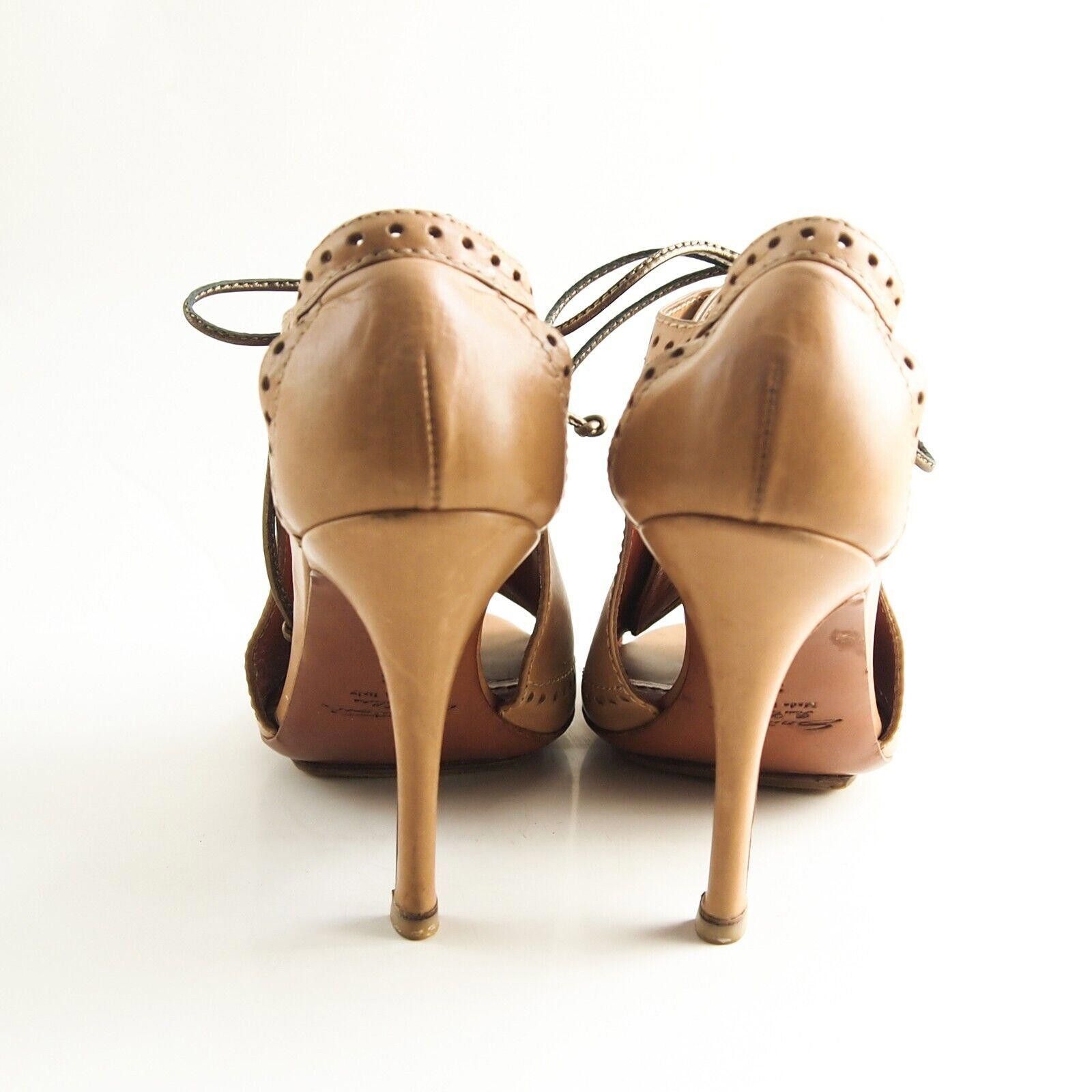 Santoni Santoni Rose Collection Open Toe Booties Tan EU 36 US 6 Size US 6 / IT 36 - 6 Thumbnail