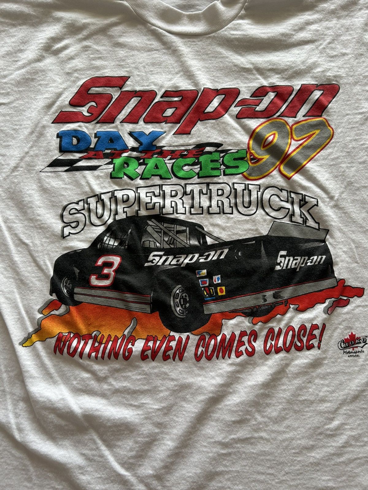 NASCAR Vintage 97 Dale Earnhardt Nascar Racing Tee White Size US XL / EU 56 / 4 - 2 Thumbnail