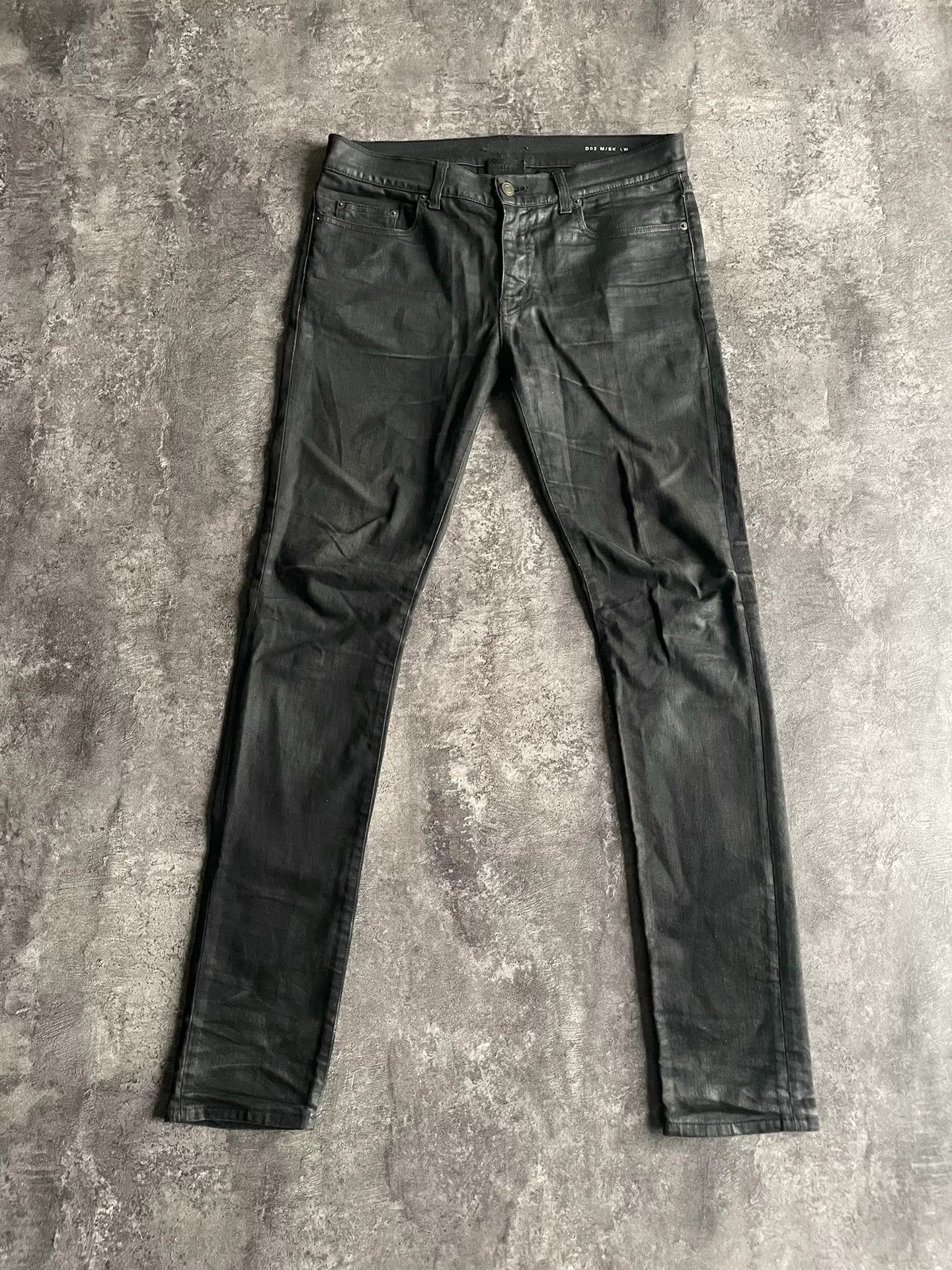 Saint Laurent Paris saint laurent black waxed skinny pants. Size US 31 - 1 Thumbnail