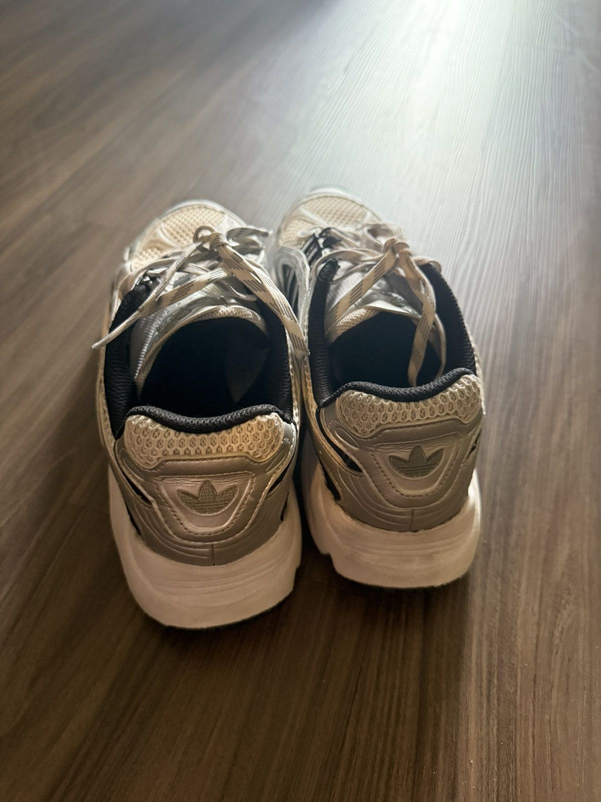 Adidas Adidas Originals Ozmillen Silver Metallic Men’s Size 9.5 Size US 9.5 / EU 42-43 - 3 Thumbnail
