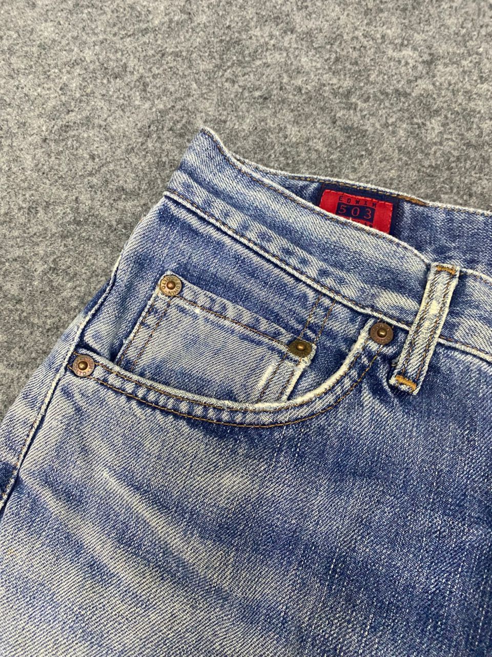 If Six Was Nine 💥Best Offer💥Vintage Edwin 503 Distressed Denim Size US 32 / EU 48 - 11 Thumbnail