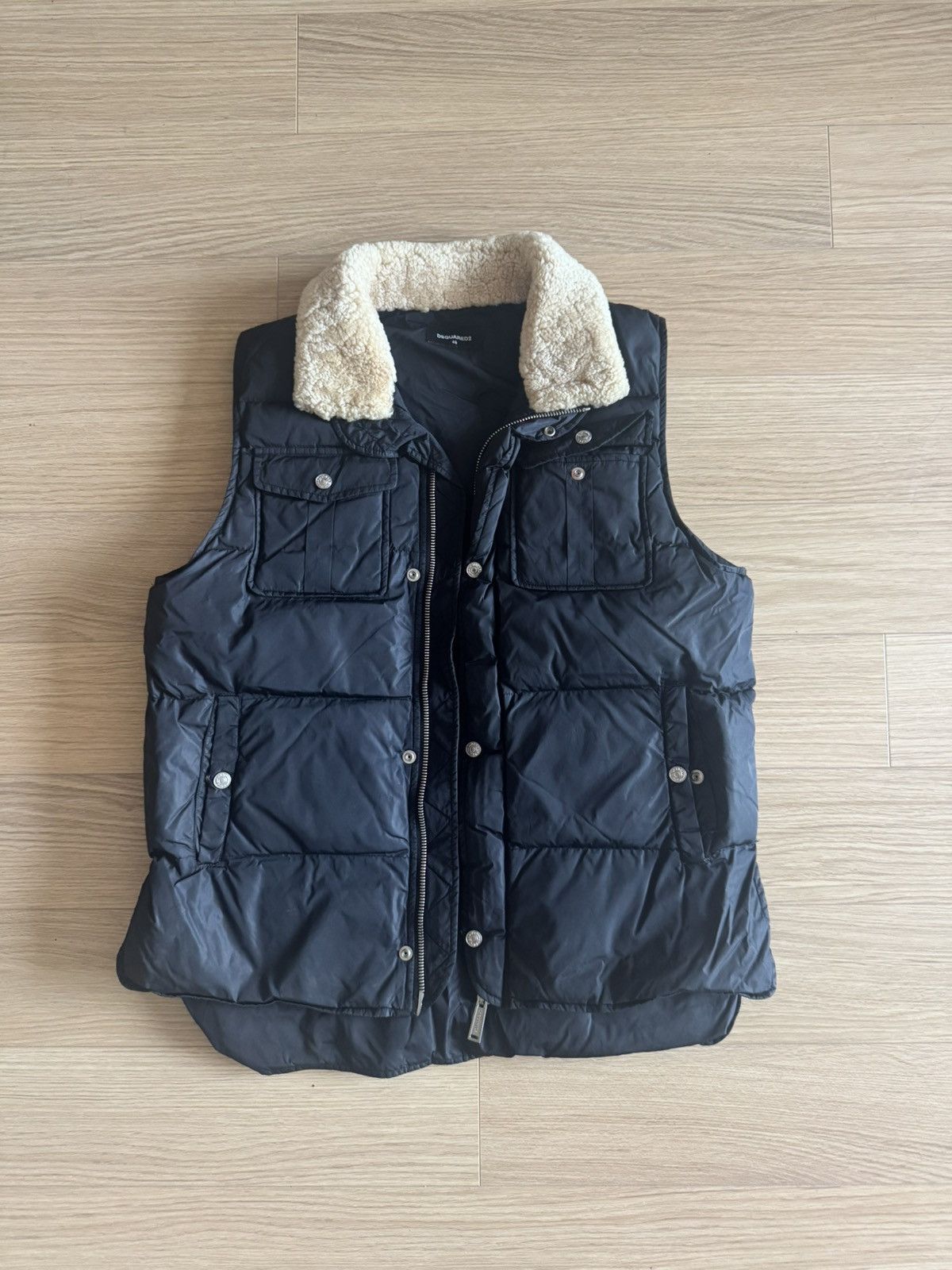 Dsquared2 Dsquared Sherpa Collar Vest Size US M / EU 48-50 / 2 - 1 Thumbnail