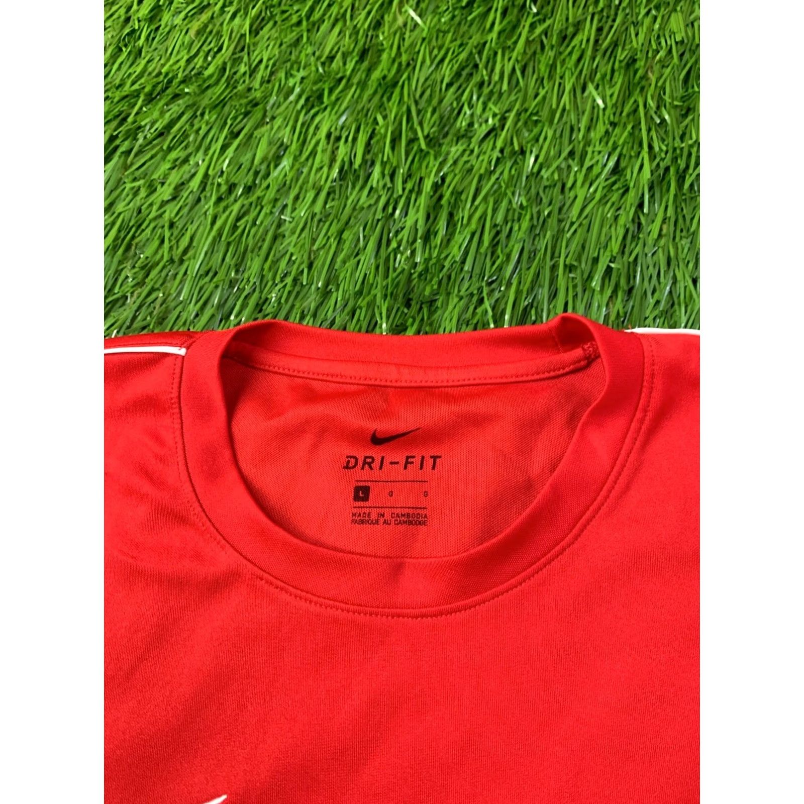 Nike Nike Dri-FIT Park Original 2020 Men Football Training Shirt Jersey Tee L Red and White Men Shirt Short Sleeve Football 2020 Nike Park Mens L Red Size US L / EU 52-54 / 3 - 4 Thumbnail
