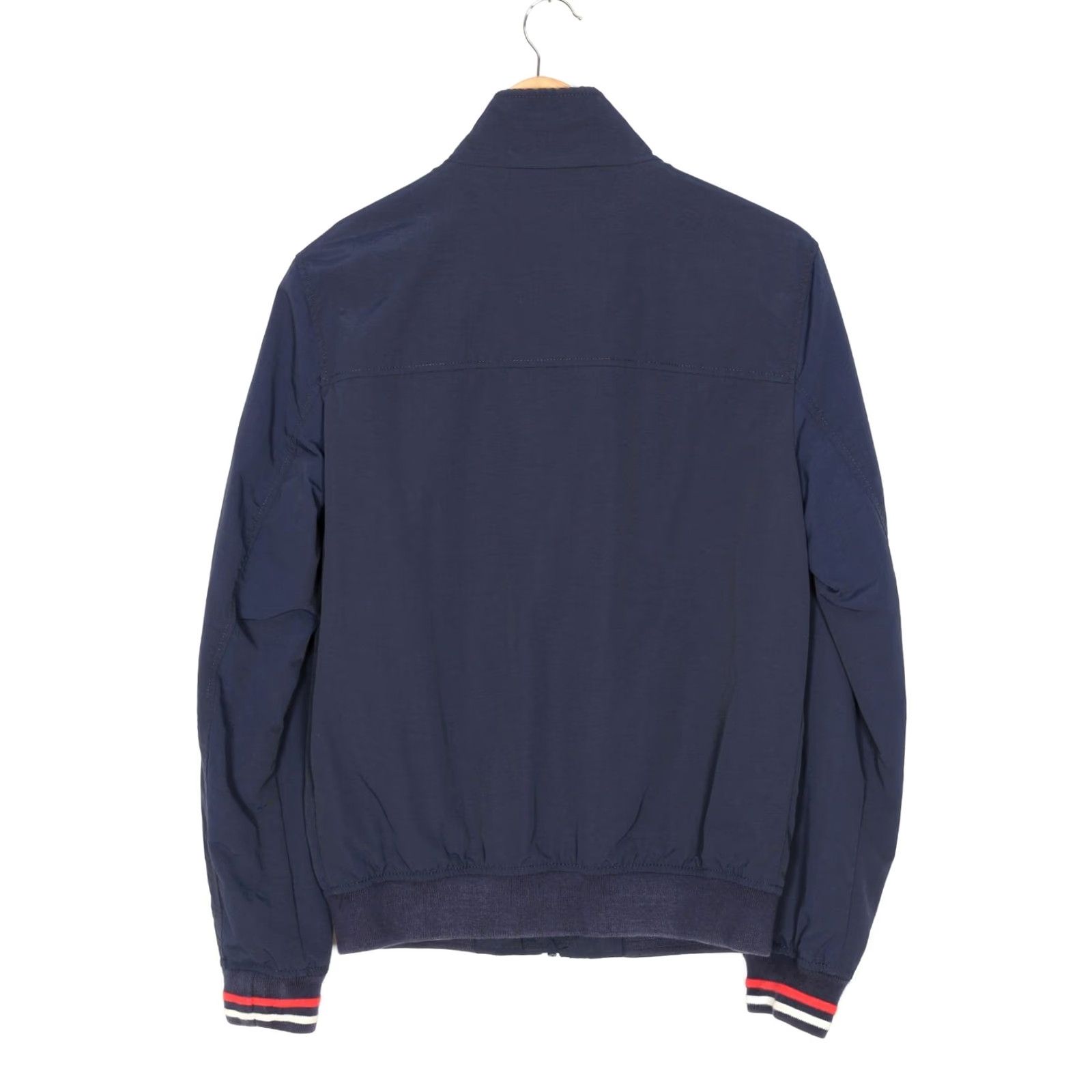 Tommy Hilfiger TOMMY HILFIGER JEANS Bomber Jacket Men Size S MJ5106 - Blue, Casual, Regular Fit, Full Zip, Logo, Canvas Jacket Size US 29 - 3 Thumbnail