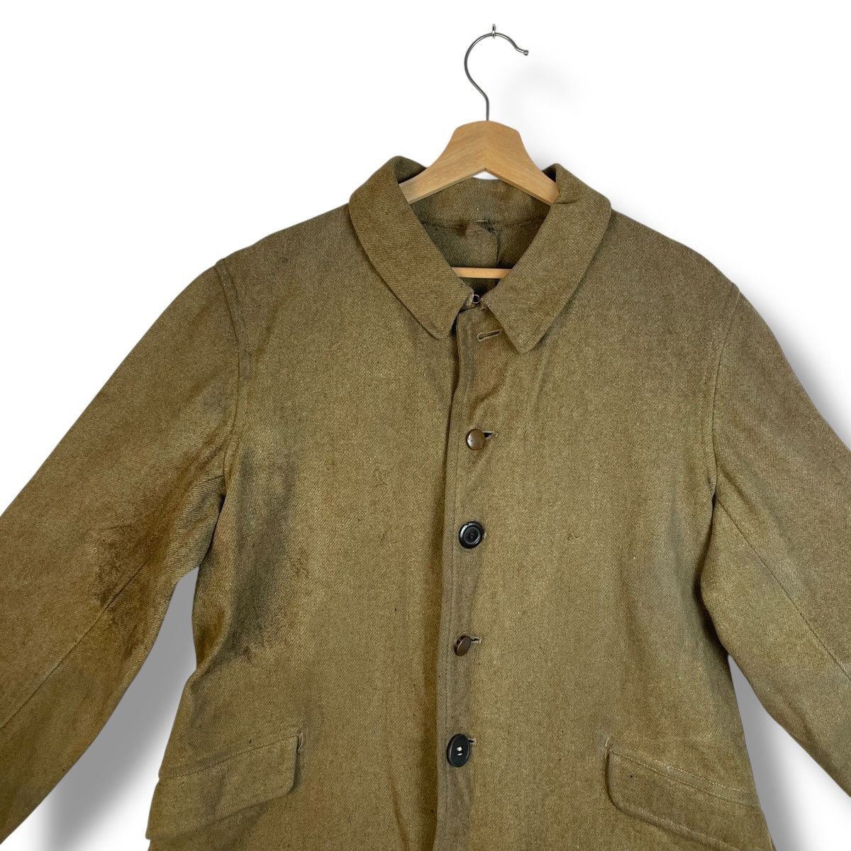 Vintage VINTAGE 40s WW2 IMPERIAL JAPANESE ARMY WOOL COAT Size US L / EU 52-54 / 3 - 7 Thumbnail