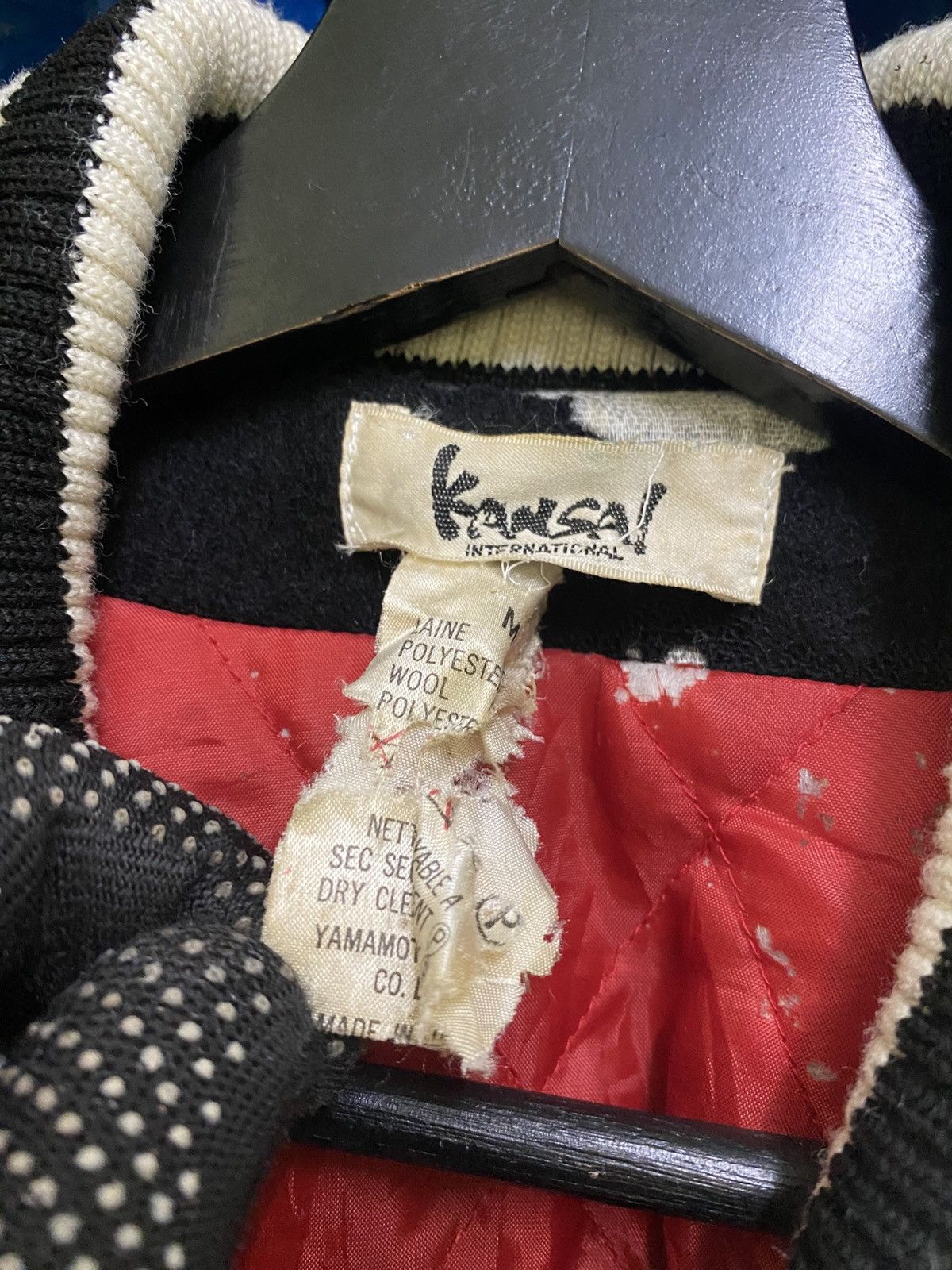 Kansai Yamamoto RARE VINTAGE KANSAI FROM RIDING TEAM VARSITY JACKET Size US M / EU 48-50 / 2 - 14 Thumbnail