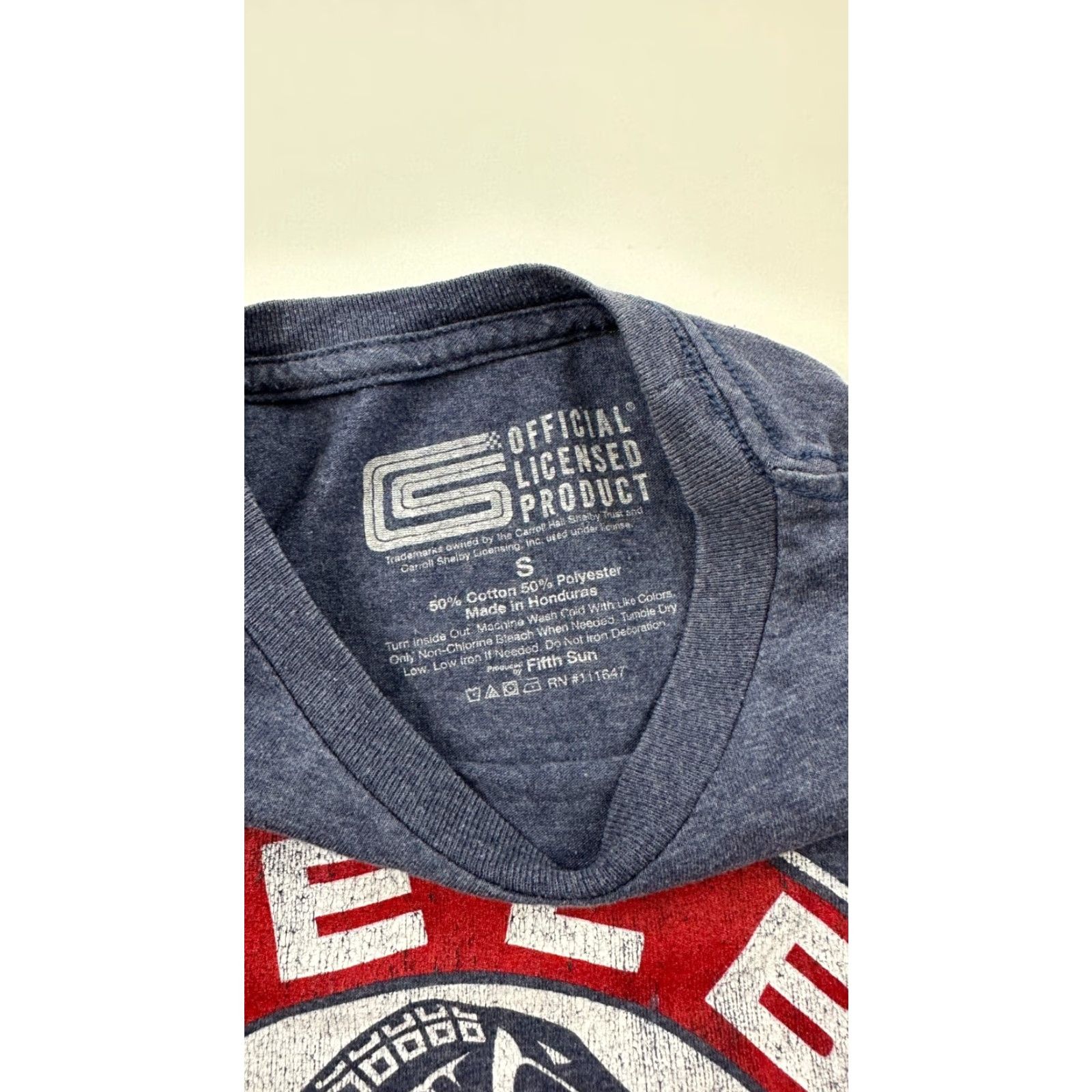 Vintage Shelby Cobra Graphic T-Shirt Men Small Blue Short Sleeve Crew Neck Outdoor Size US S / EU 44-46 / 1 - 3 Thumbnail
