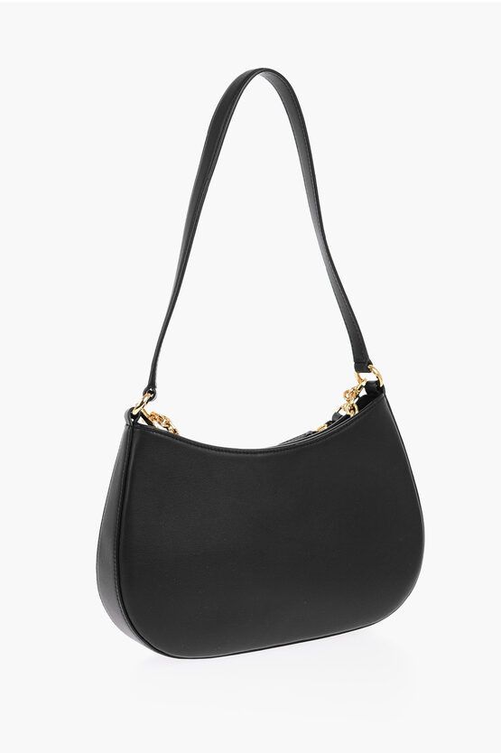 MCM og1mm0724 Size: OS / Leather Removable Hobo Bag in Black Size ONE SIZE - 2 Thumbnail