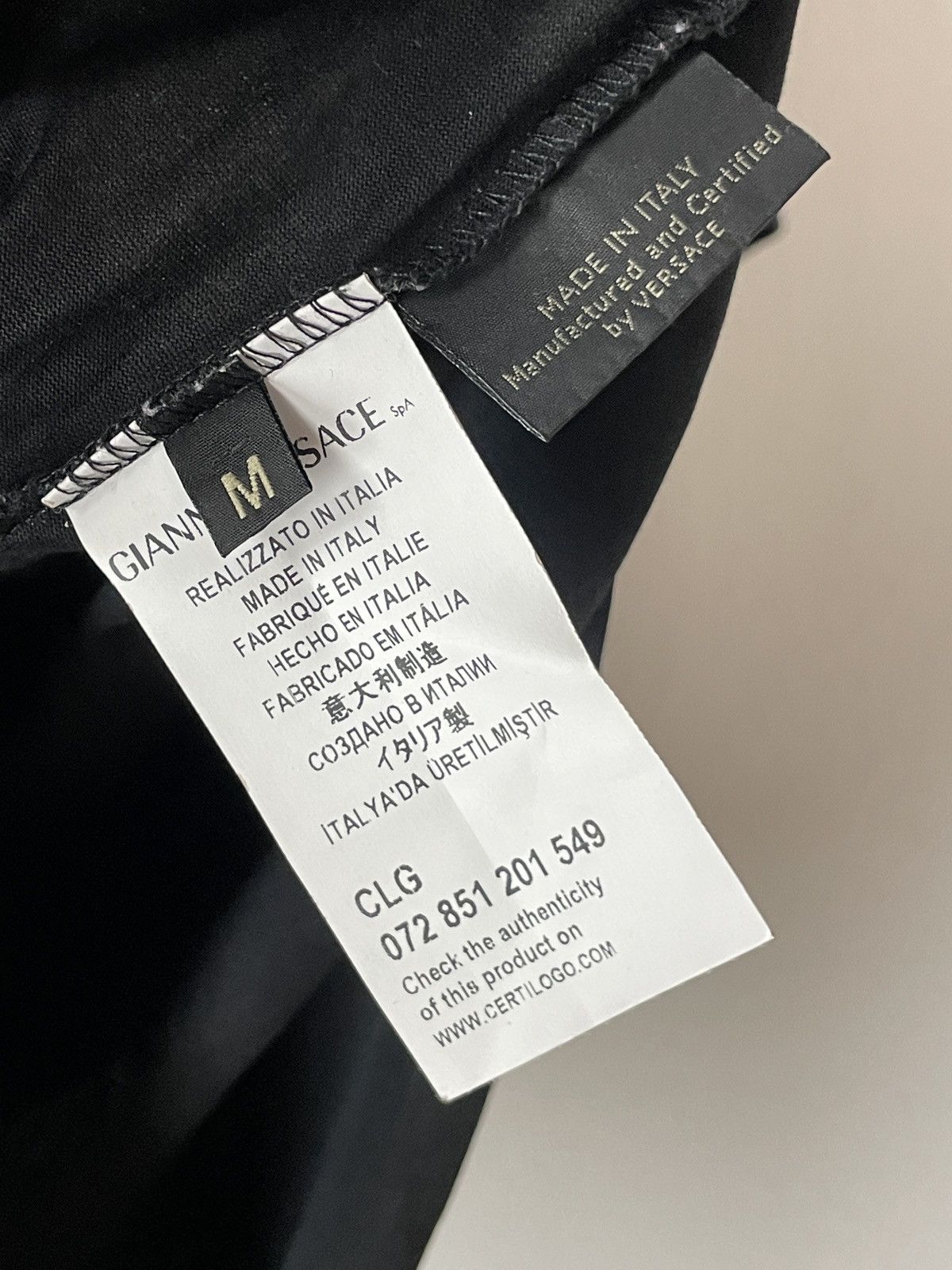 Versace Gianni Versace Black Graphic Medusa TShirt Size US M / EU 48-50 / 2 - 6 Thumbnail