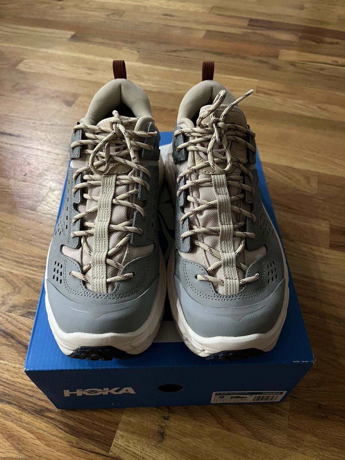 Hoka One One Tor Ultra Lo Sneaker in Limestone/Shifting Sand  Grailed