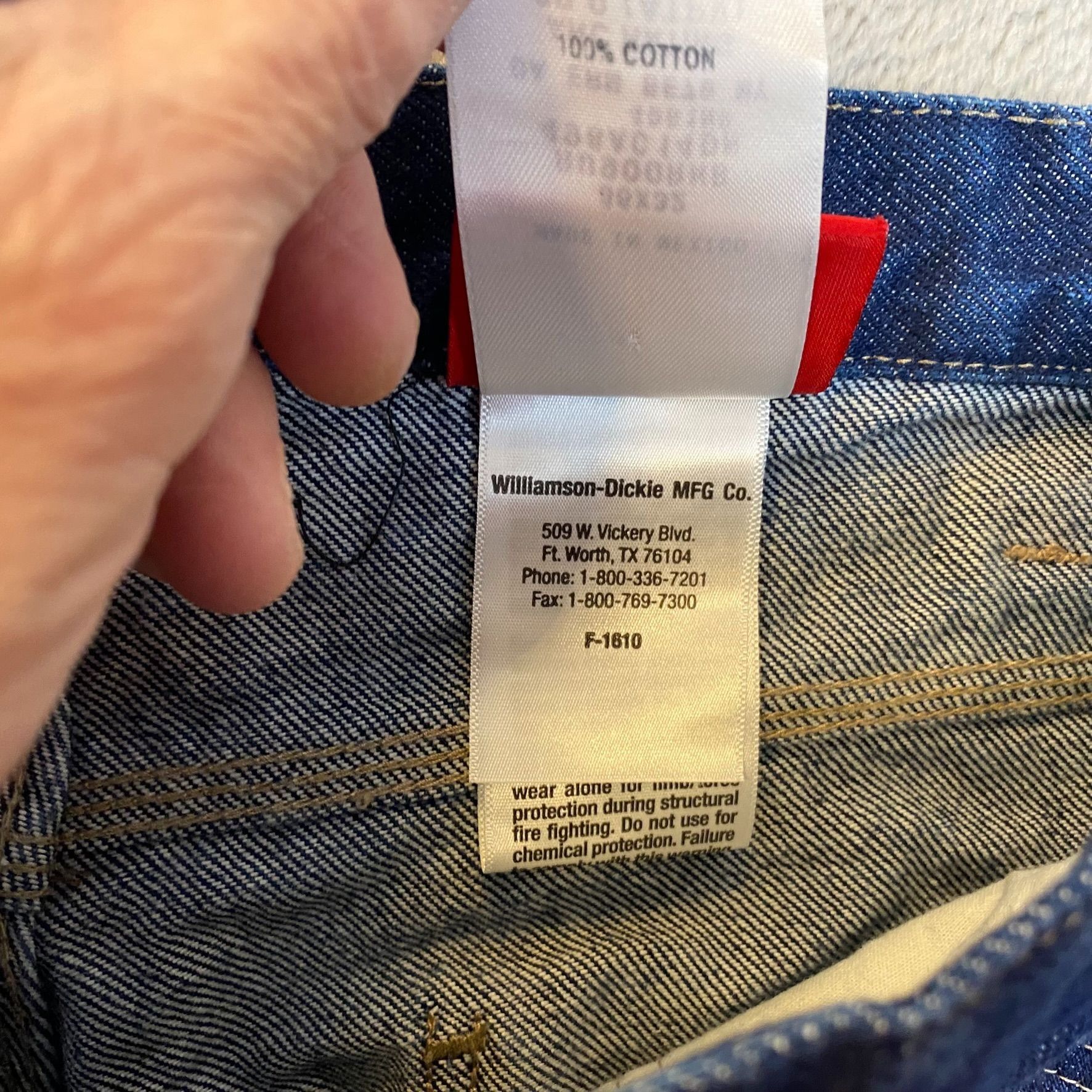 Dickies Dickies Mens Jeans Size 36X32 Relaxed Fit Flame-Resistant Bl Size US 36 / EU 52 - 10 Thumbnail