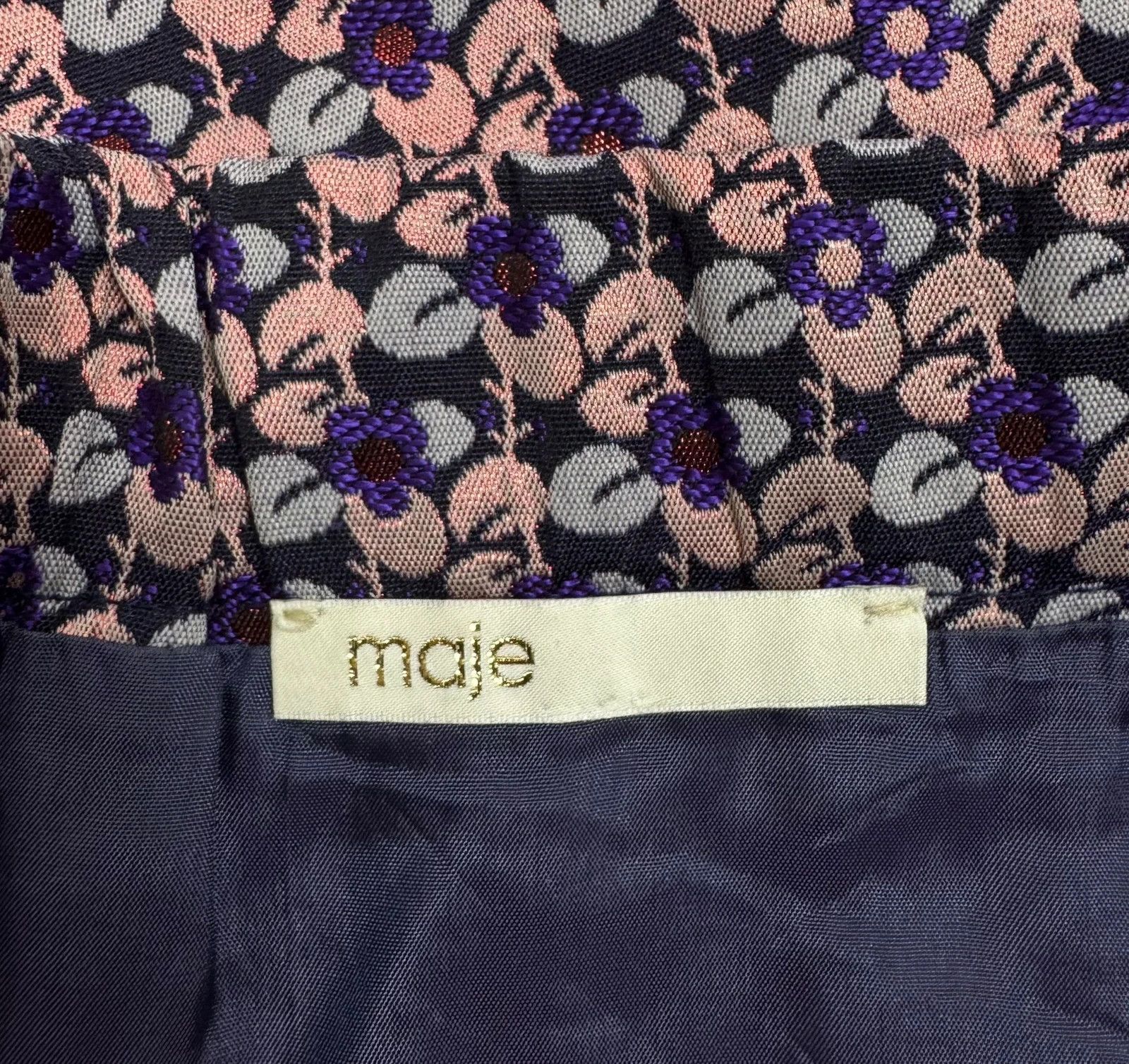 Maje Make Jacquard Mini Skirt Shorts size S Size 26" / US 2 / IT 38 - 12 Thumbnail